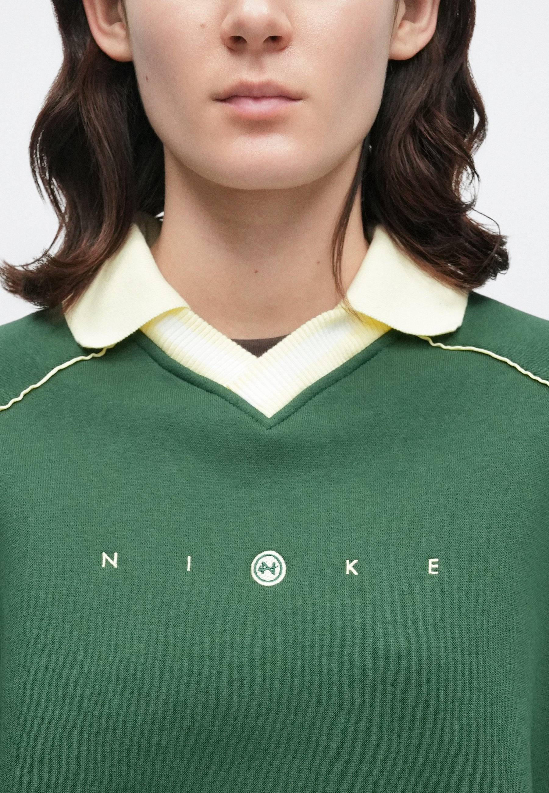 Sweat-shirt - sapin/albâtre