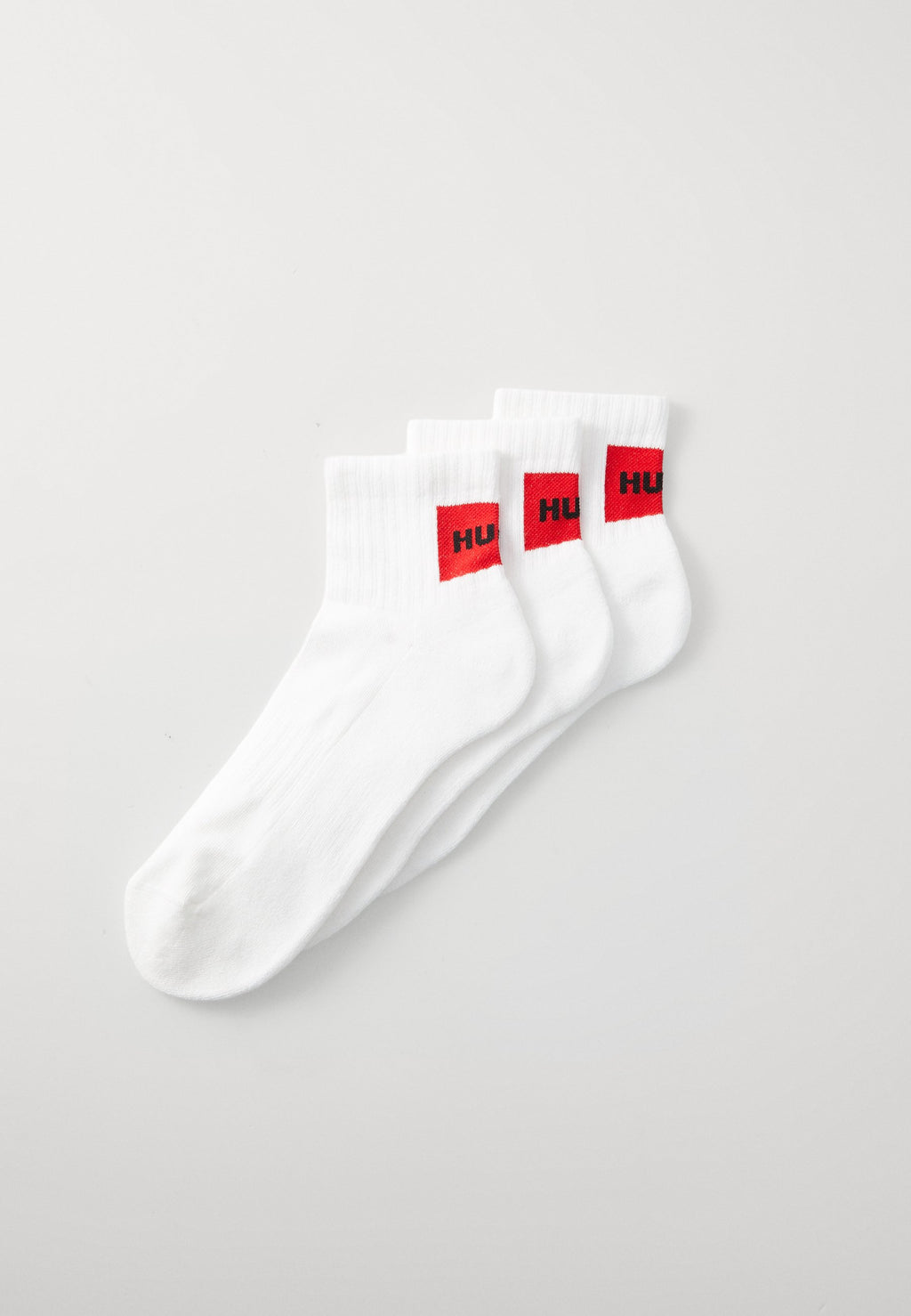 LABEL 3 PACK - Sneaker socks - white