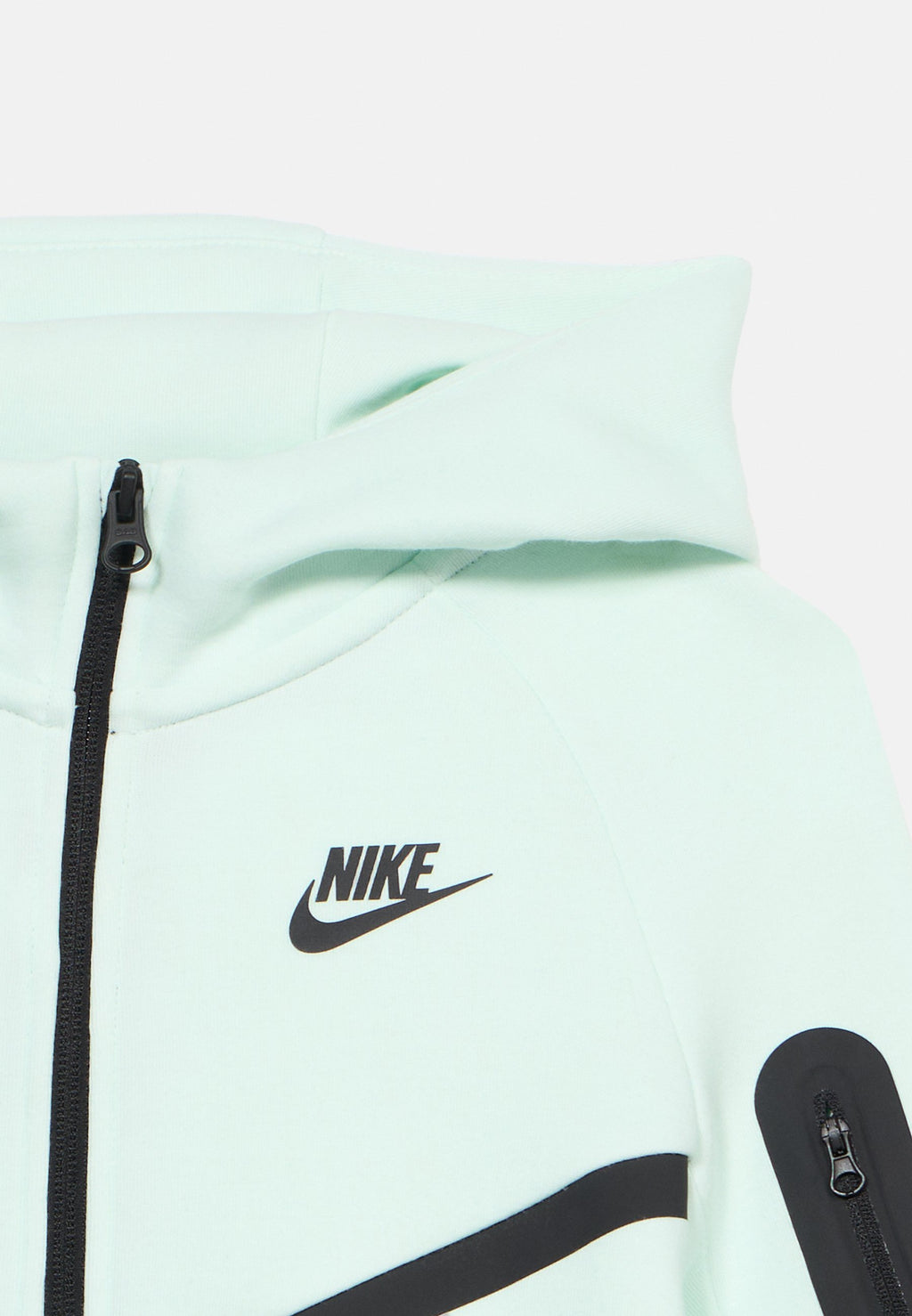 Zip-up sweatshirt - barely green/black