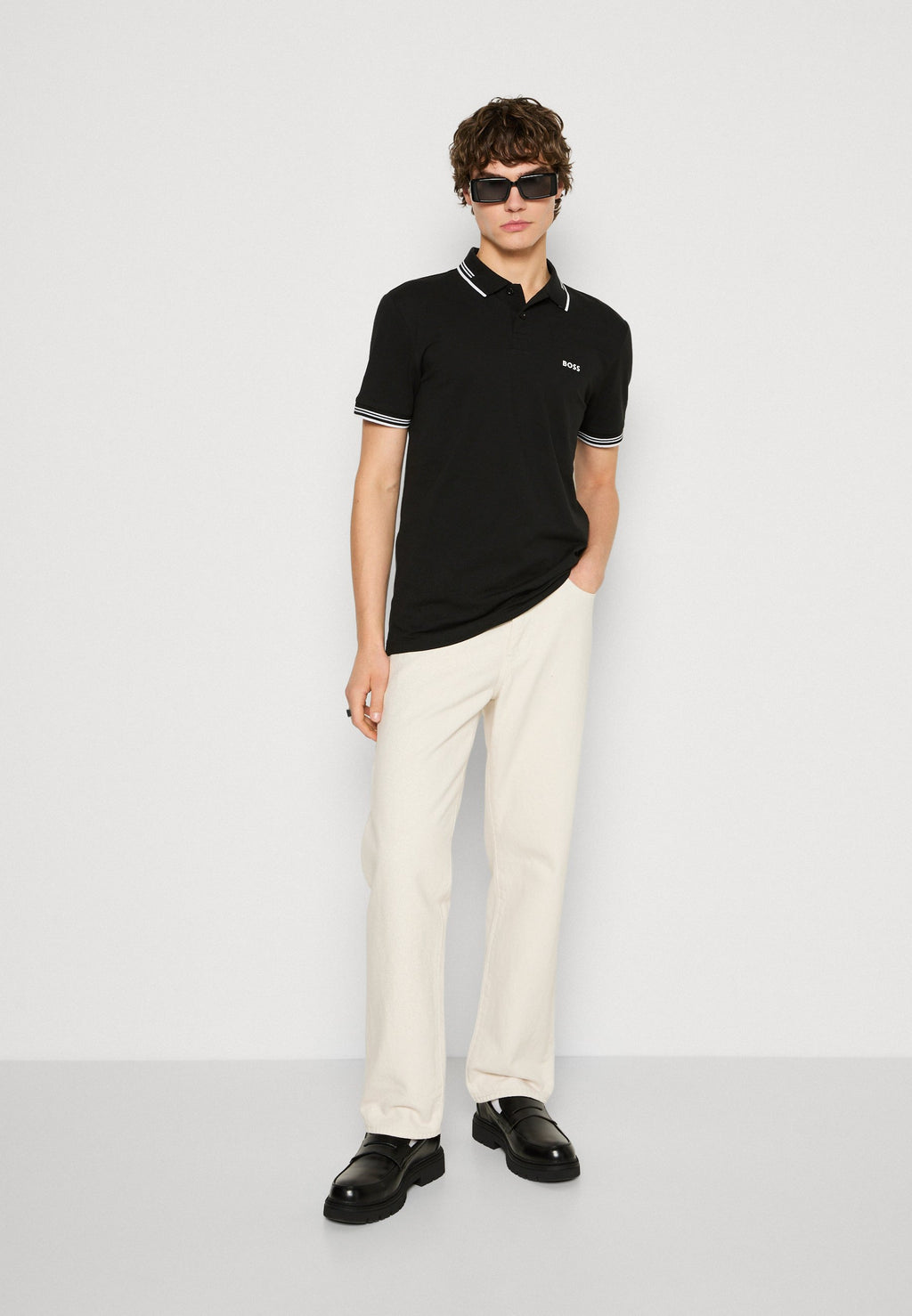PAUL - Polo shirt - black