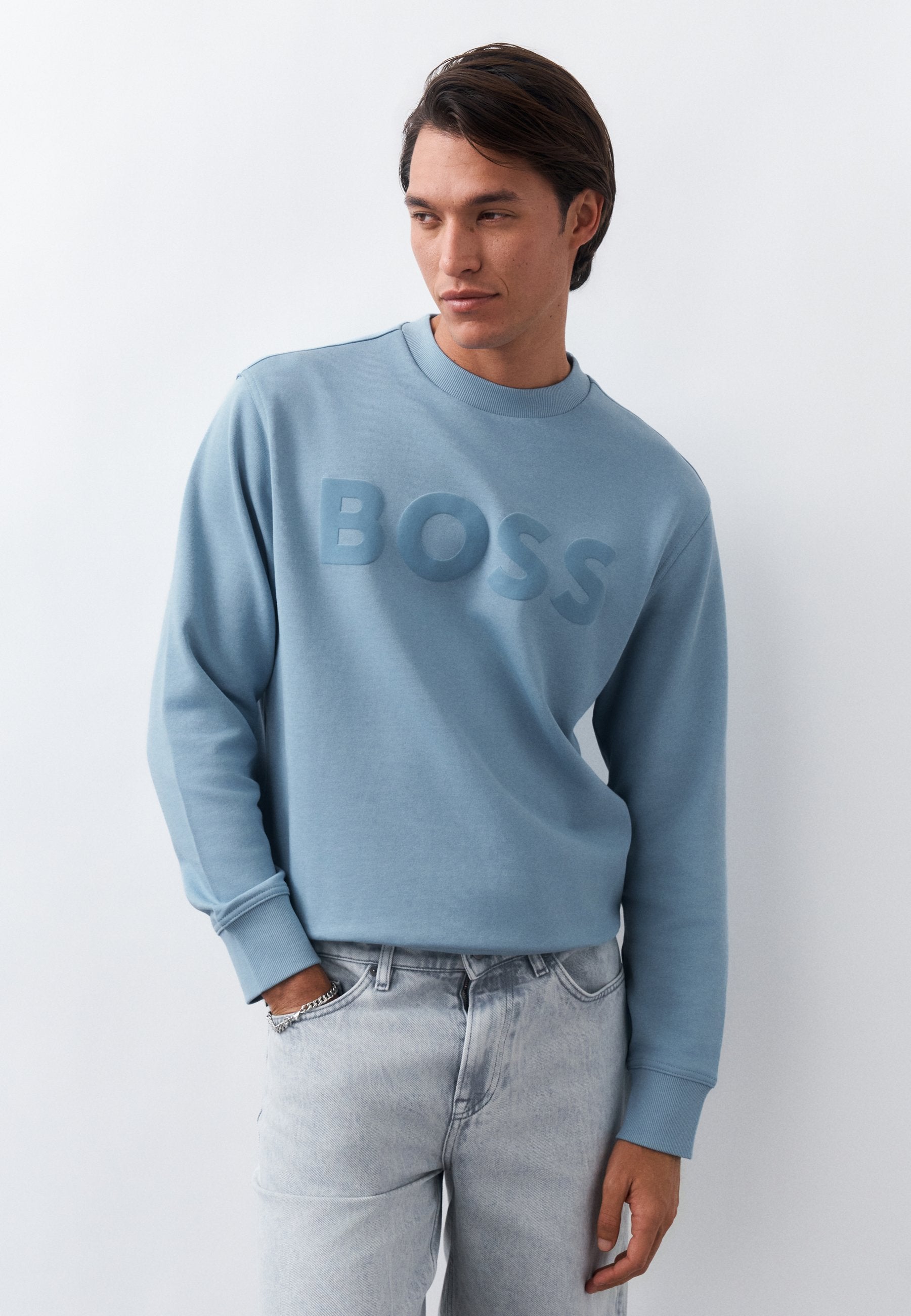 CREW - Sweatshirt - light pastel blue