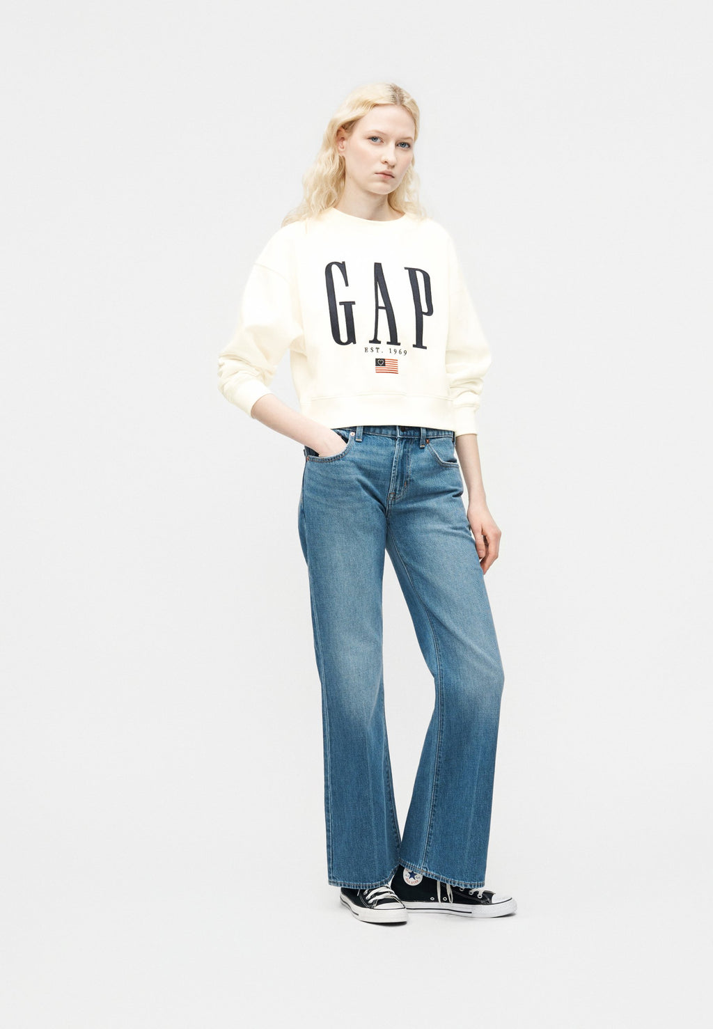 LOGO WEDGE - Sweatshirt - new off-white
