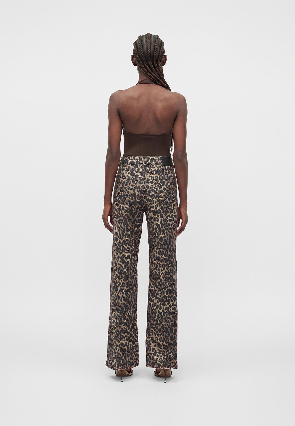 Classic JXSARAH Classic - Trousers - black/brown