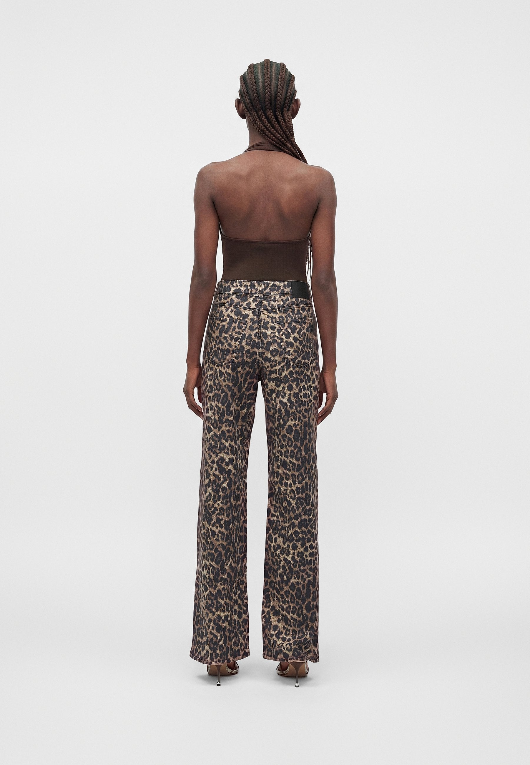Classic JXSARAH Classic - Trousers - black/brown