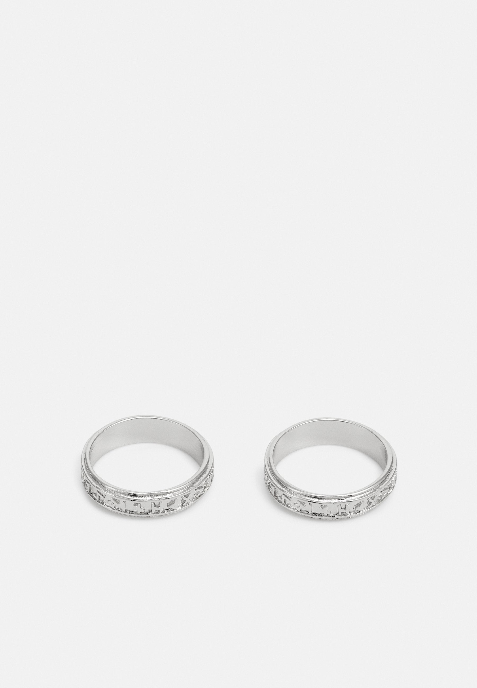 JACROY UNISEX 2 PACK - Ring - silver-coloured