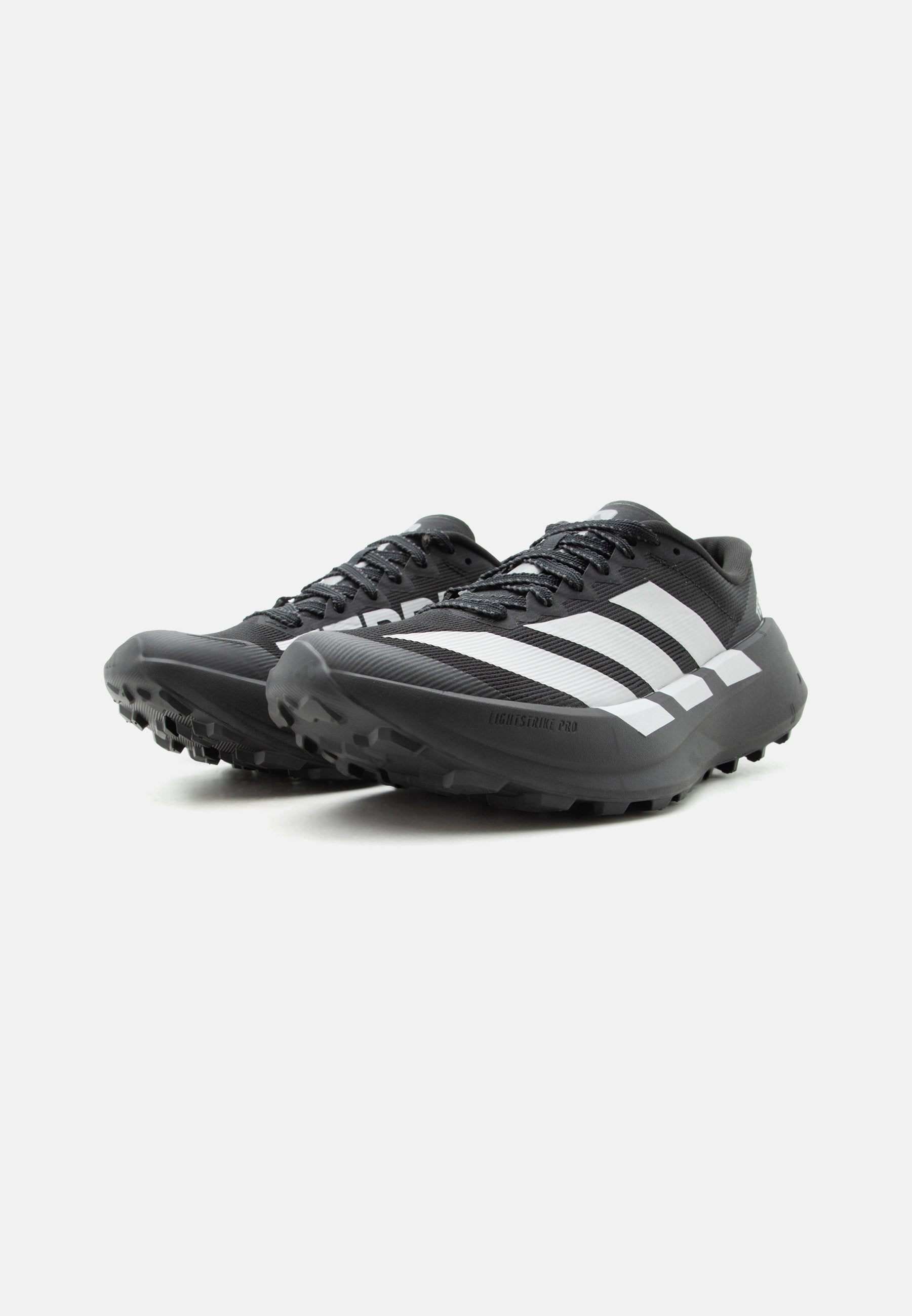 AGRAVIC - Trail running shoes - core black/grey two