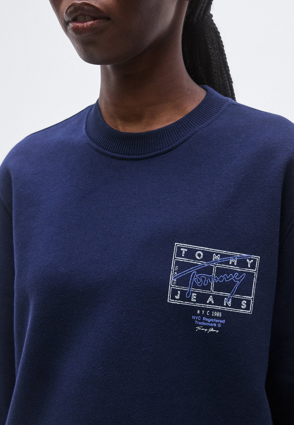 ENTRY DNA PLAY CREW UNISEX - Sweat-shirt - bleu marine nuit noire