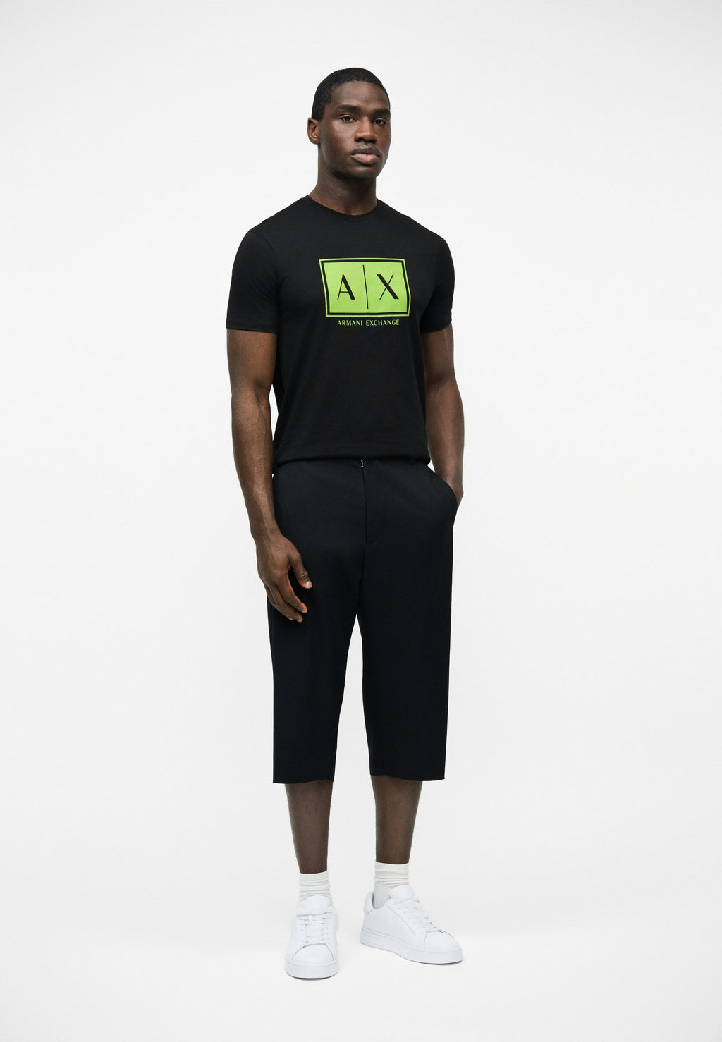 Print T-shirt - black