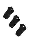 IKON SHORT (PACK OF 3) - Sneaker socks - black