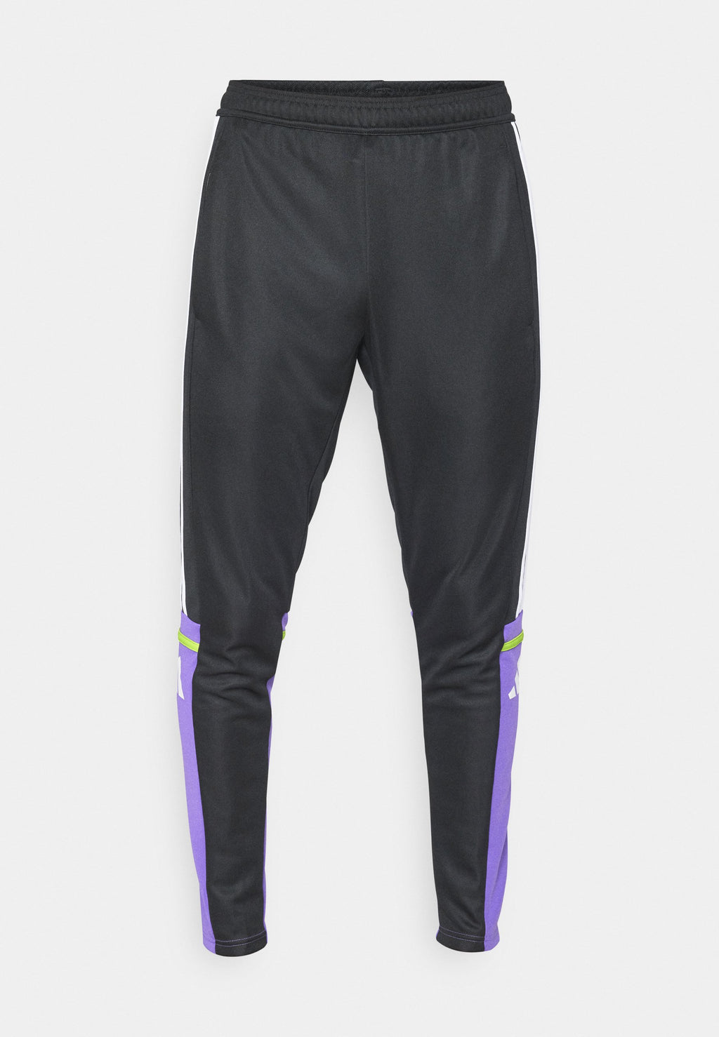 SQUADRA REGULAR FIT - Tracksuit bottoms - black/purple rush