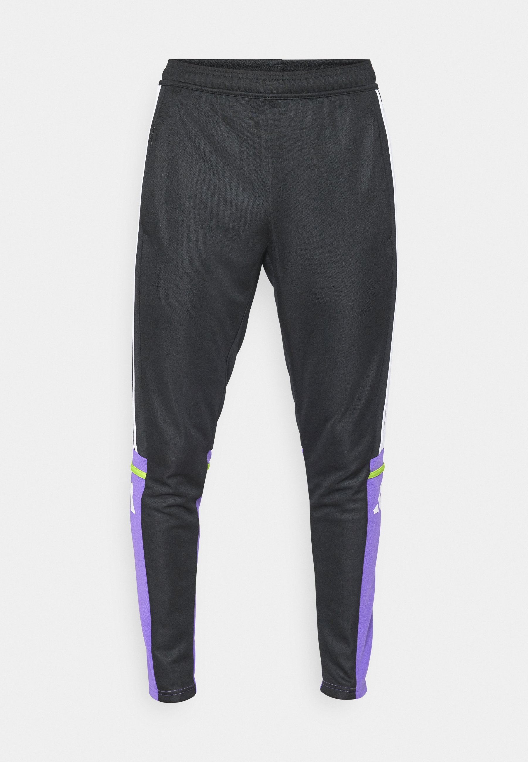 SQUADRA REGULAR FIT - Tracksuit bottoms - black/purple rush