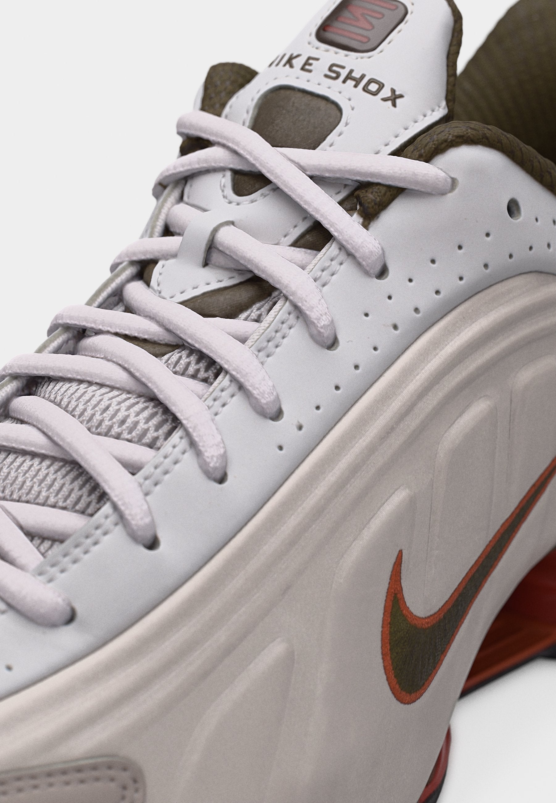 SHOX R4 UNISEX - Trainers - vast grey/dark hazel/dusty peach/black