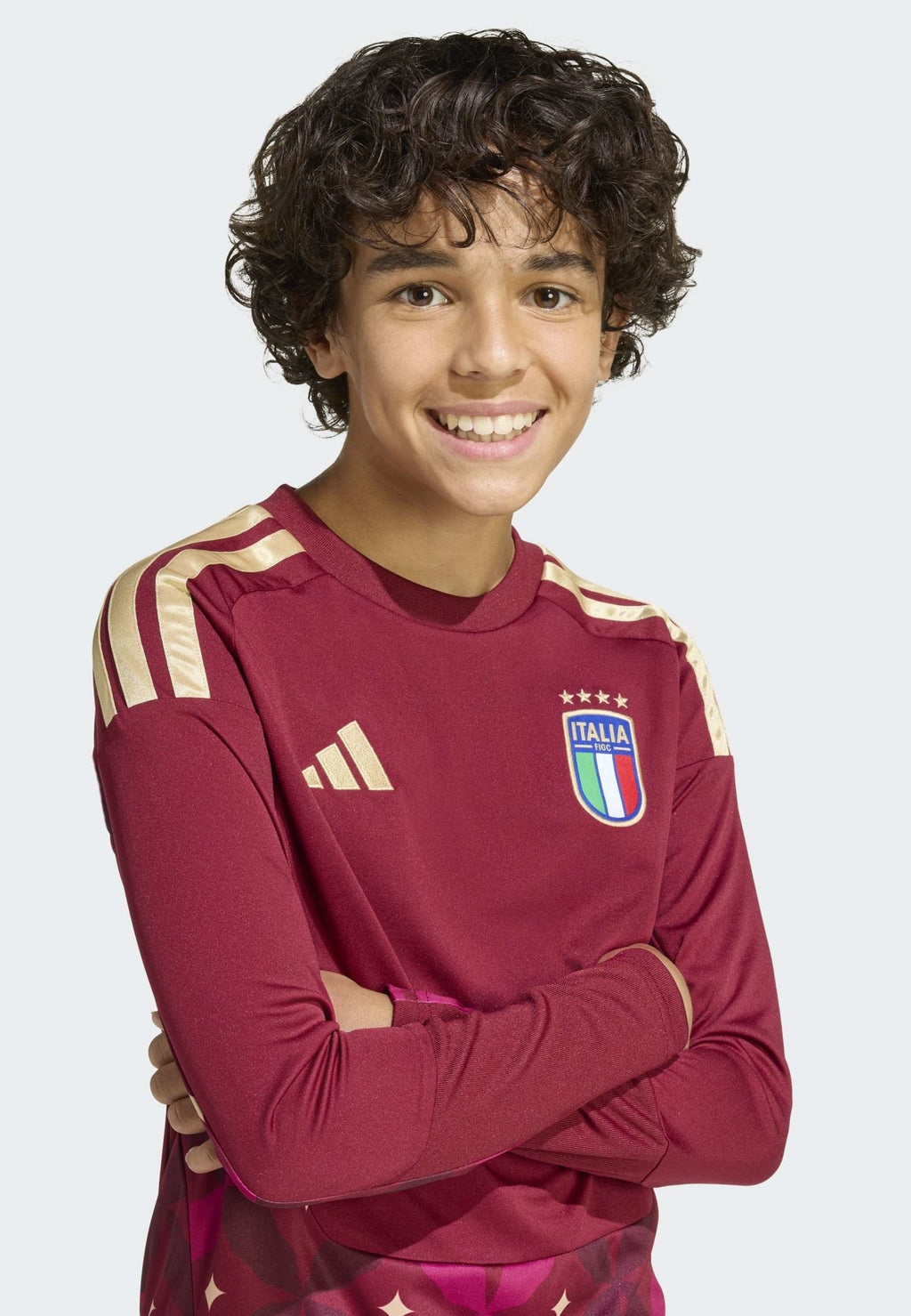 ITALY 26 HOME GOALKEEPER LONG SLEEVE - National team wear - team coll burgundy