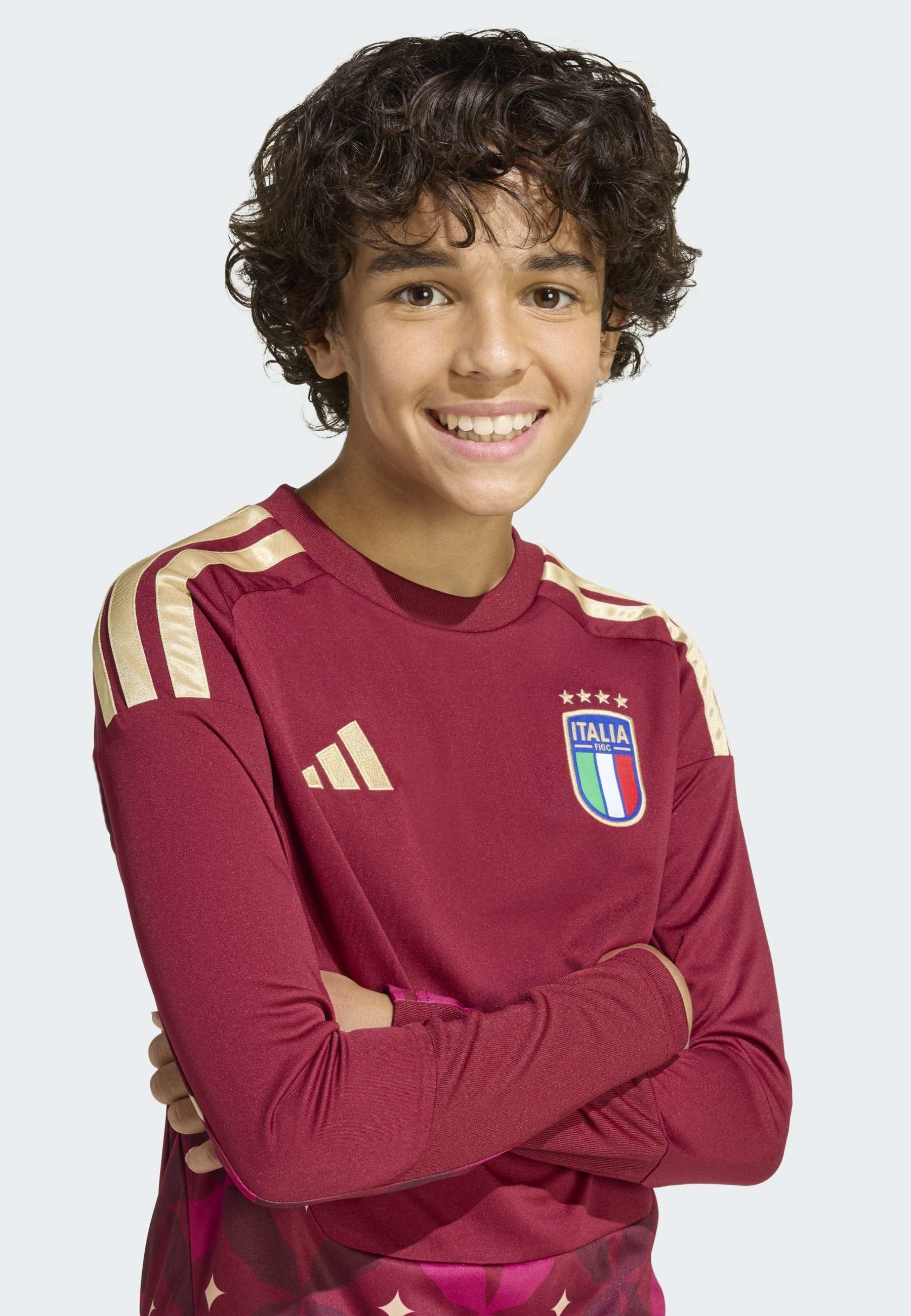 ITALY 26 HOME GOALKEEPER LONG SLEEVE - National team wear - team coll burgundy