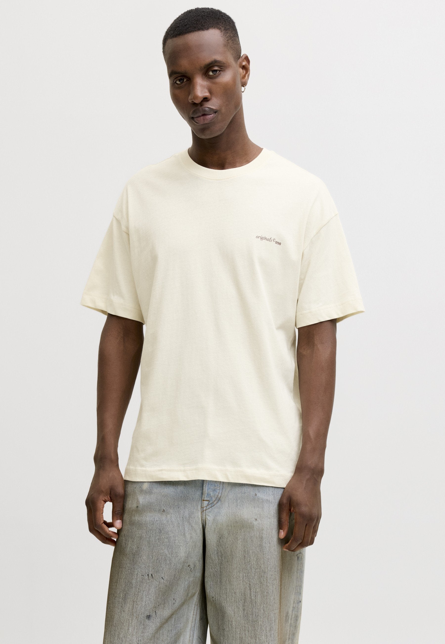 JORMONTAUK BACK GRAPHIC TEE 3 PACK - Print T-shirt - seagrass/odyssey grey