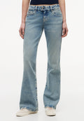 BOOTCUT - Relaxed fit jeans - denim light