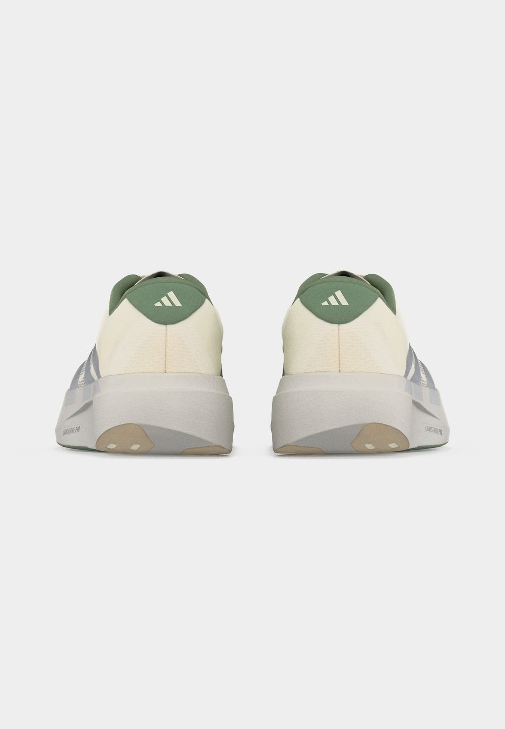ADIZERO EVO SL M - Trainers - off white/silver-coloured green/grey one