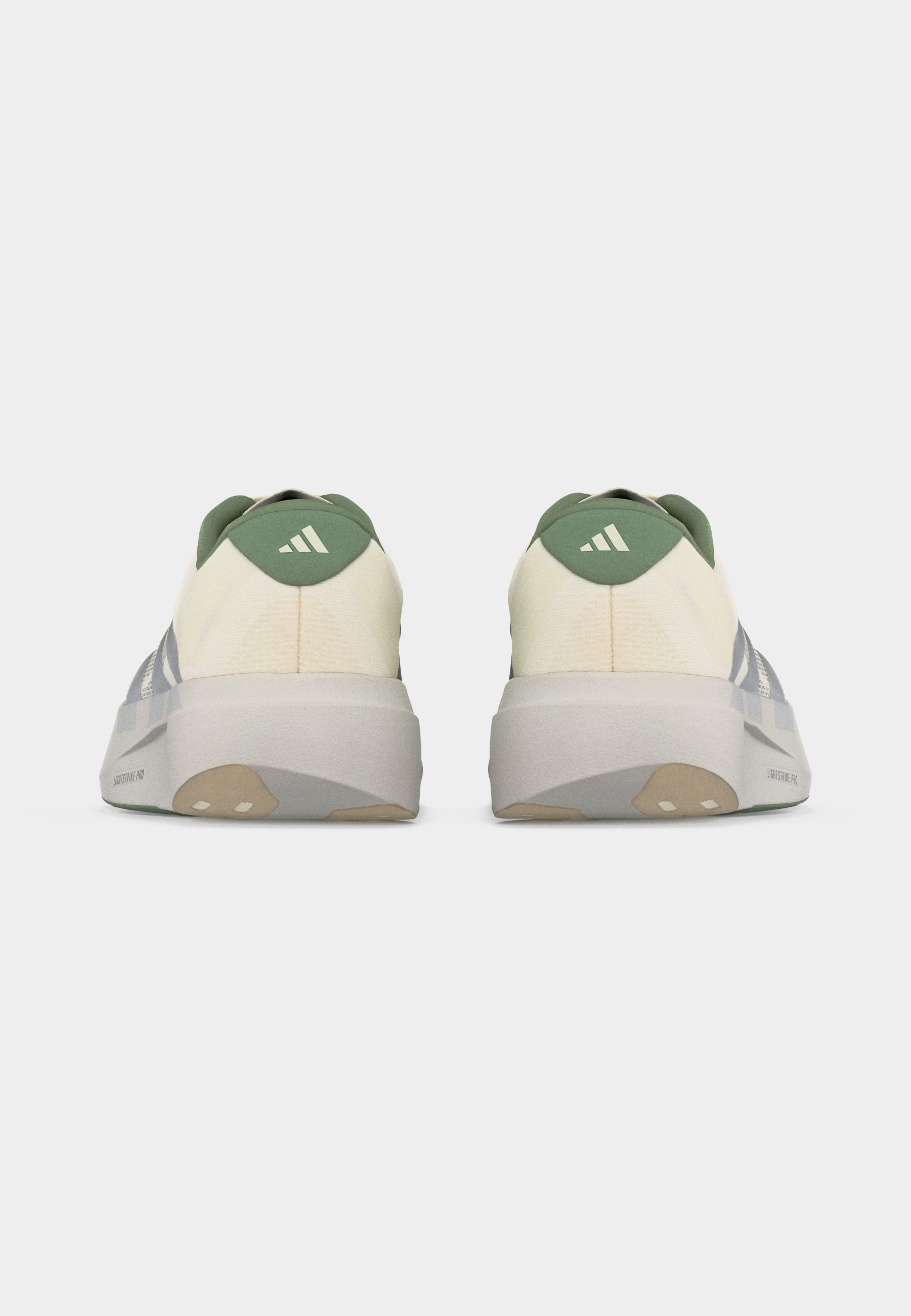 ADIZERO EVO SL M - Trainers - off white/silver-coloured green/grey one