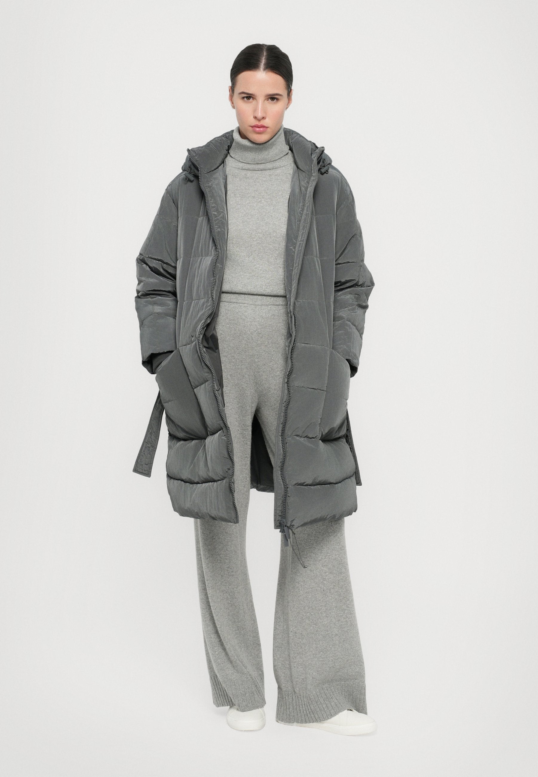 CABAN COAT - Winter coat - chill steel