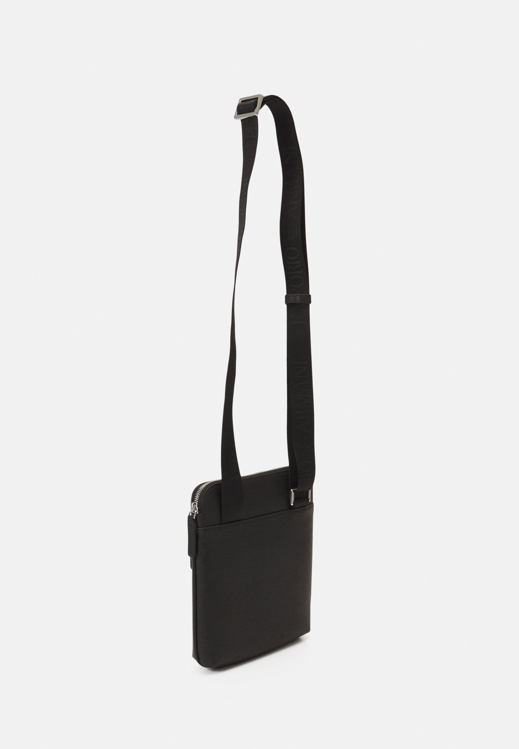 SAC BANDOULIÈRE PLAT UNISEXE - Sac bandoulière - noir