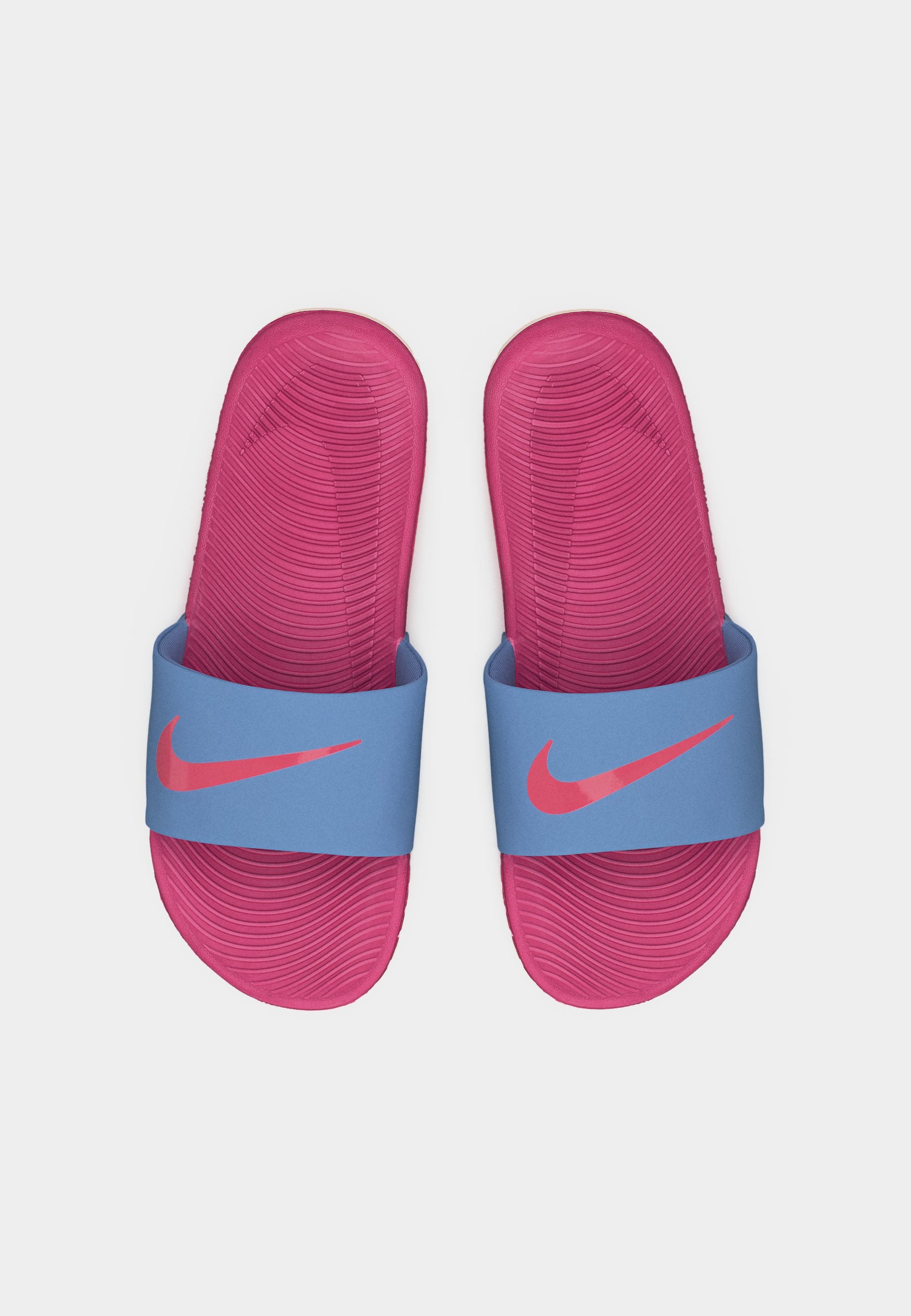 KAWA SLIDE UNISEX - Mules - work blue/peony/chalk