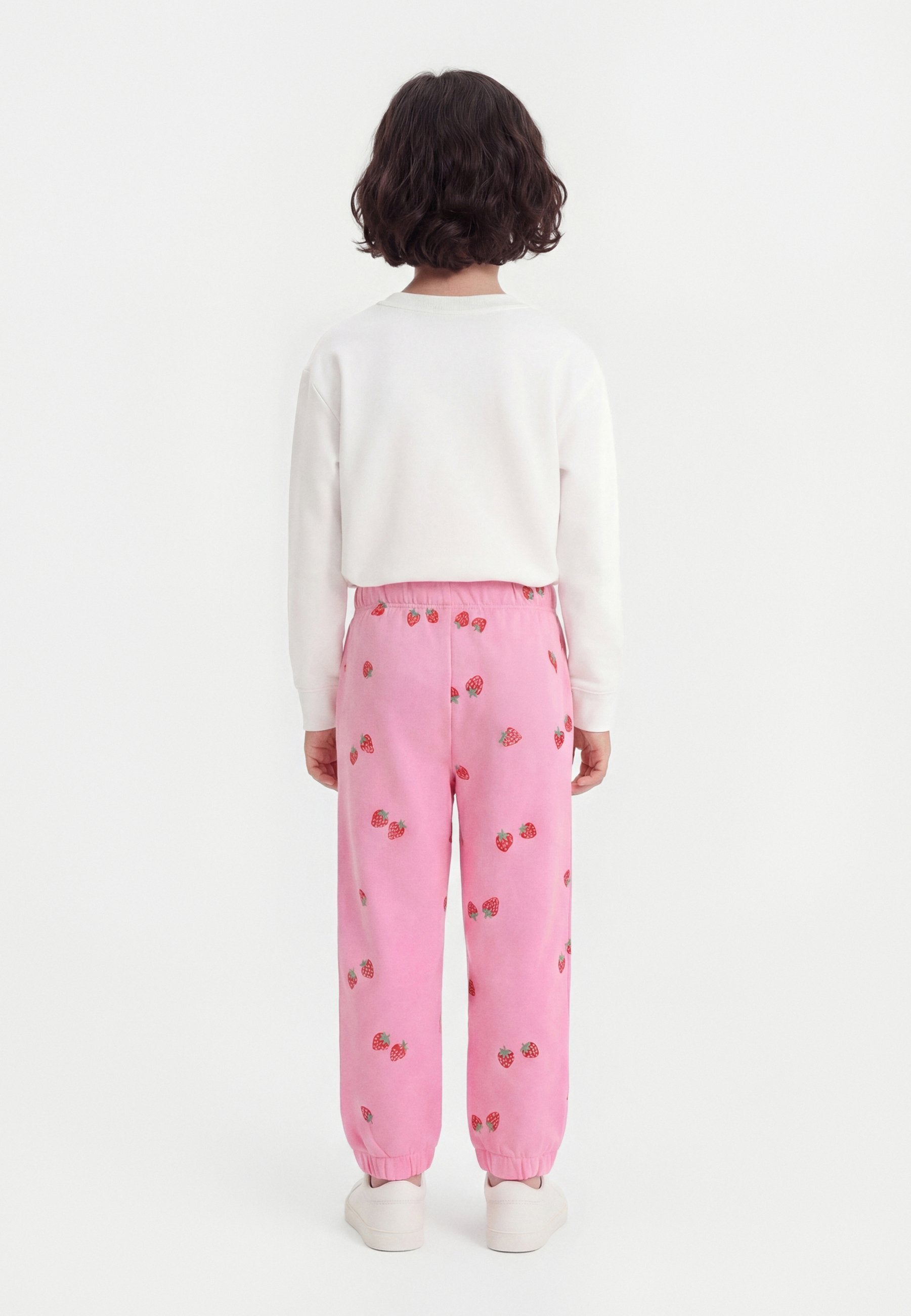 LOGO - Tracksuit bottoms - parisian pink