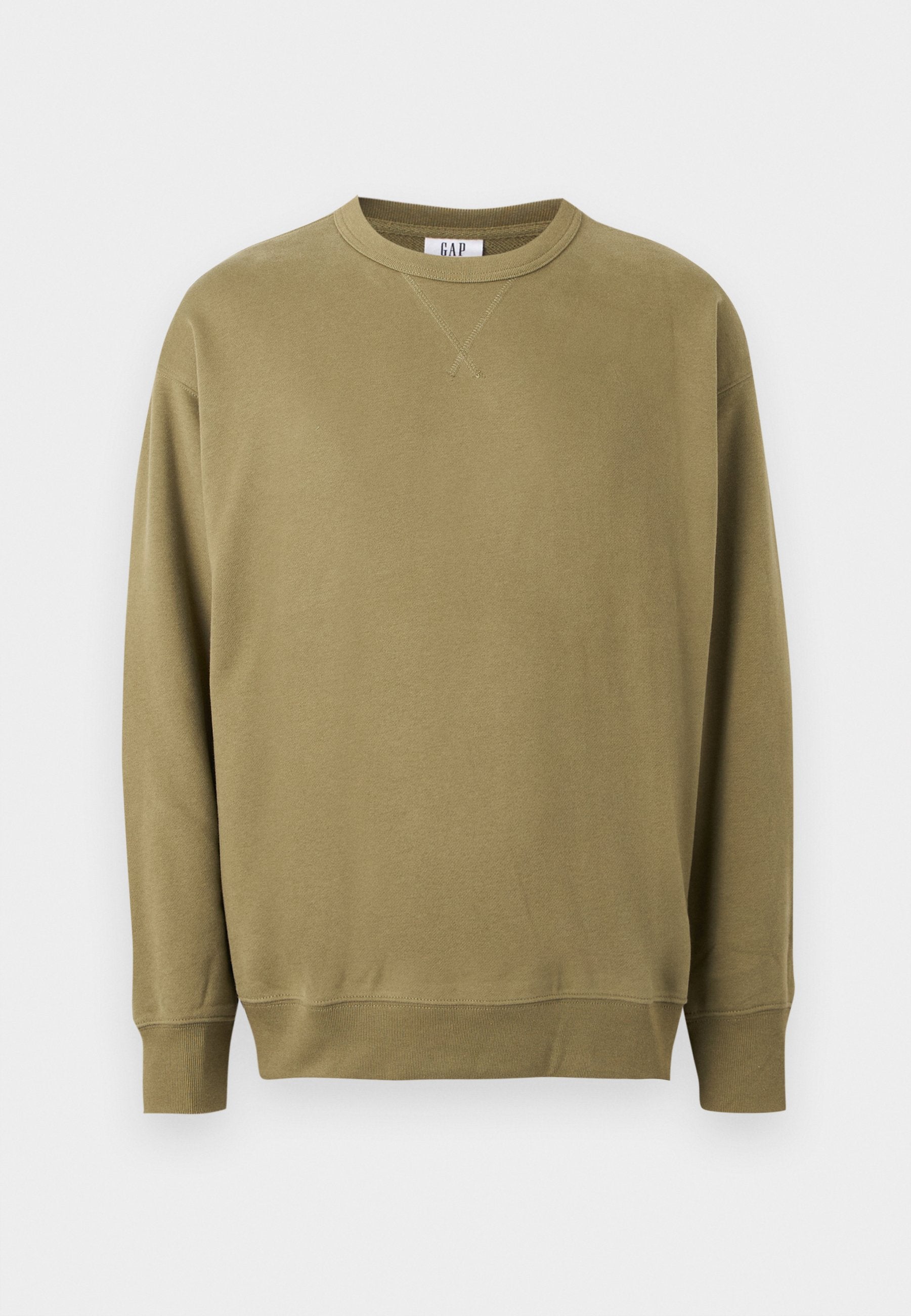 BOXY CREW - Sweatshirt - temporal olive