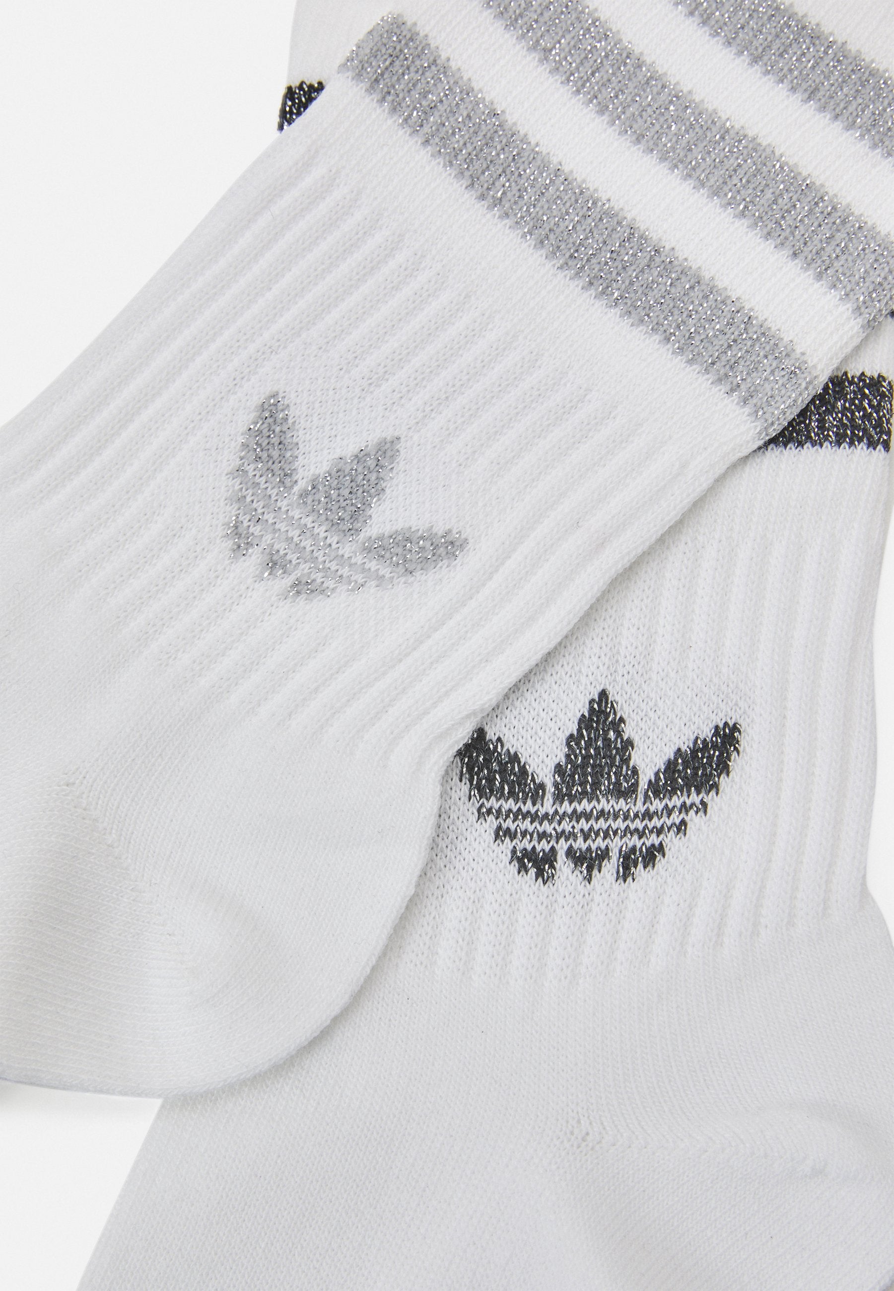 MID CUT UNISEX 2 PACK  - Socks - white/grey/black
