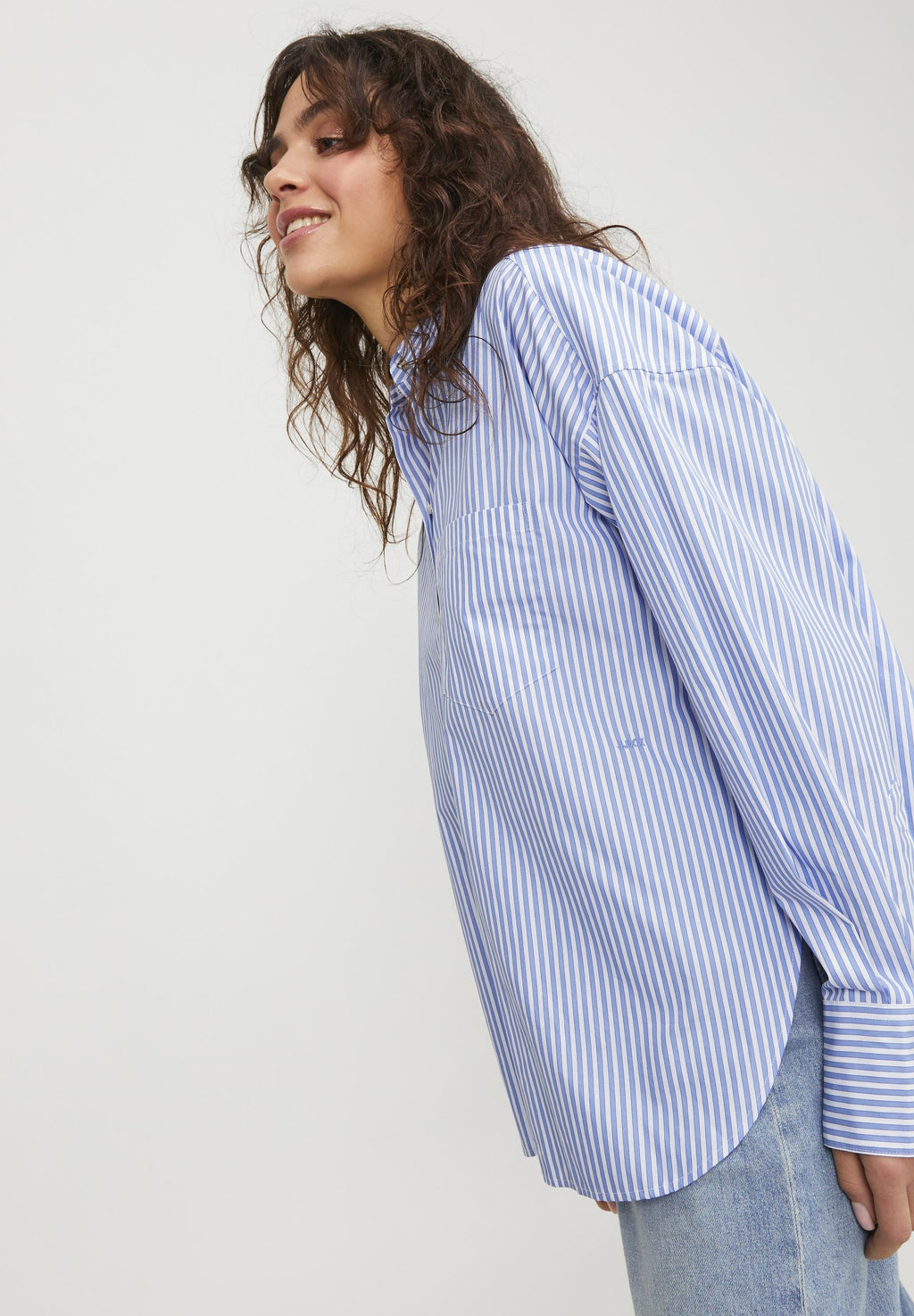 JAMIE RELAXED  - Button-down blouse - navy blazer