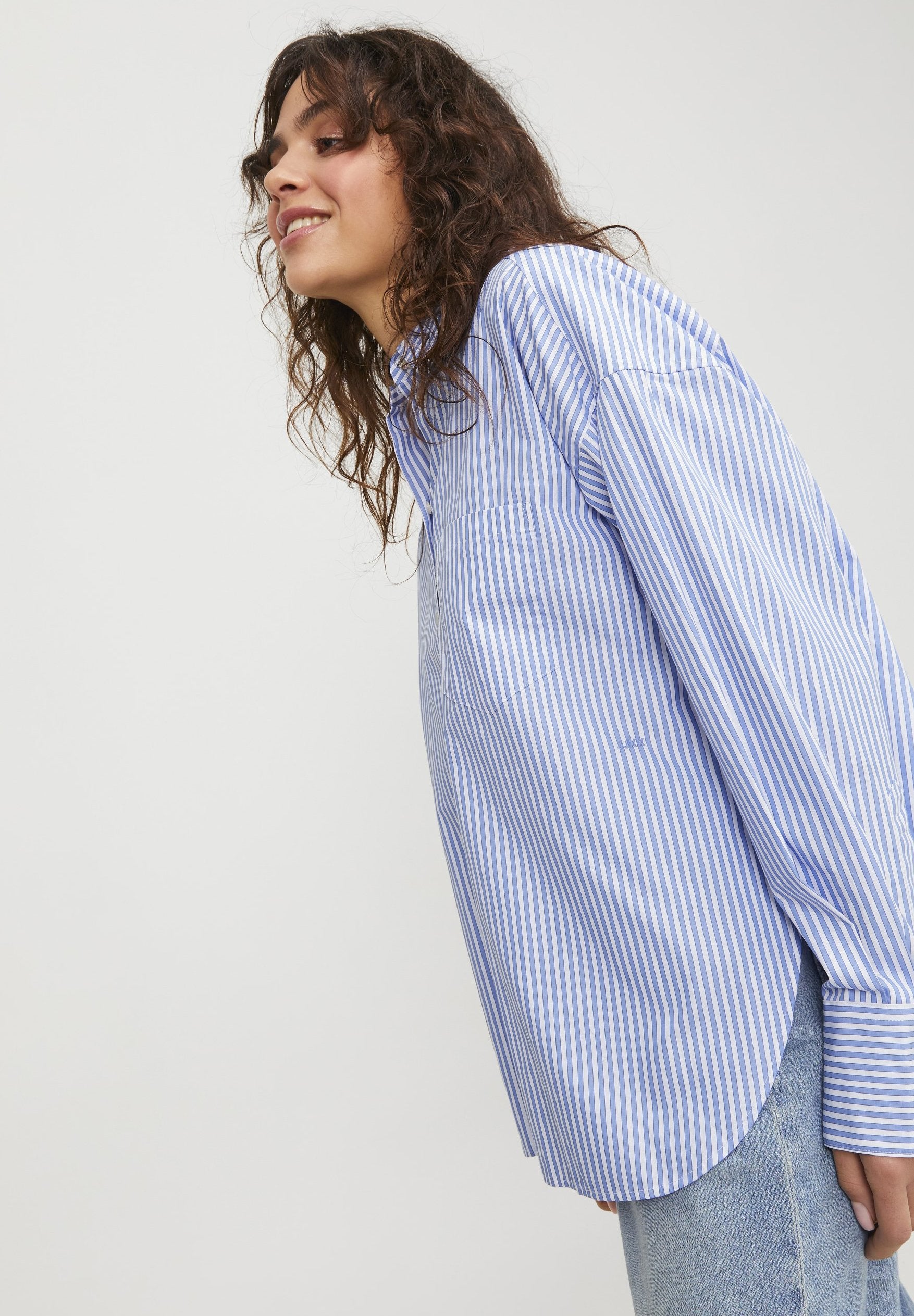 JAMIE RELAXED  - Button-down blouse - navy blazer