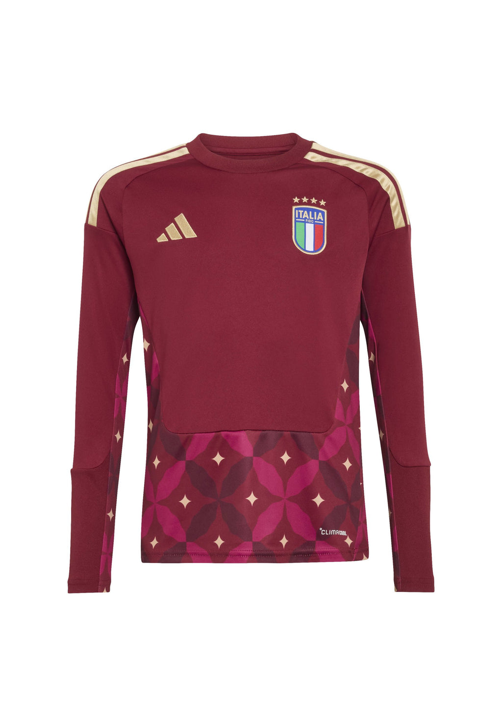 ITALY 26 HOME GOALKEEPER LONG SLEEVE - National team wear - team coll burgundy