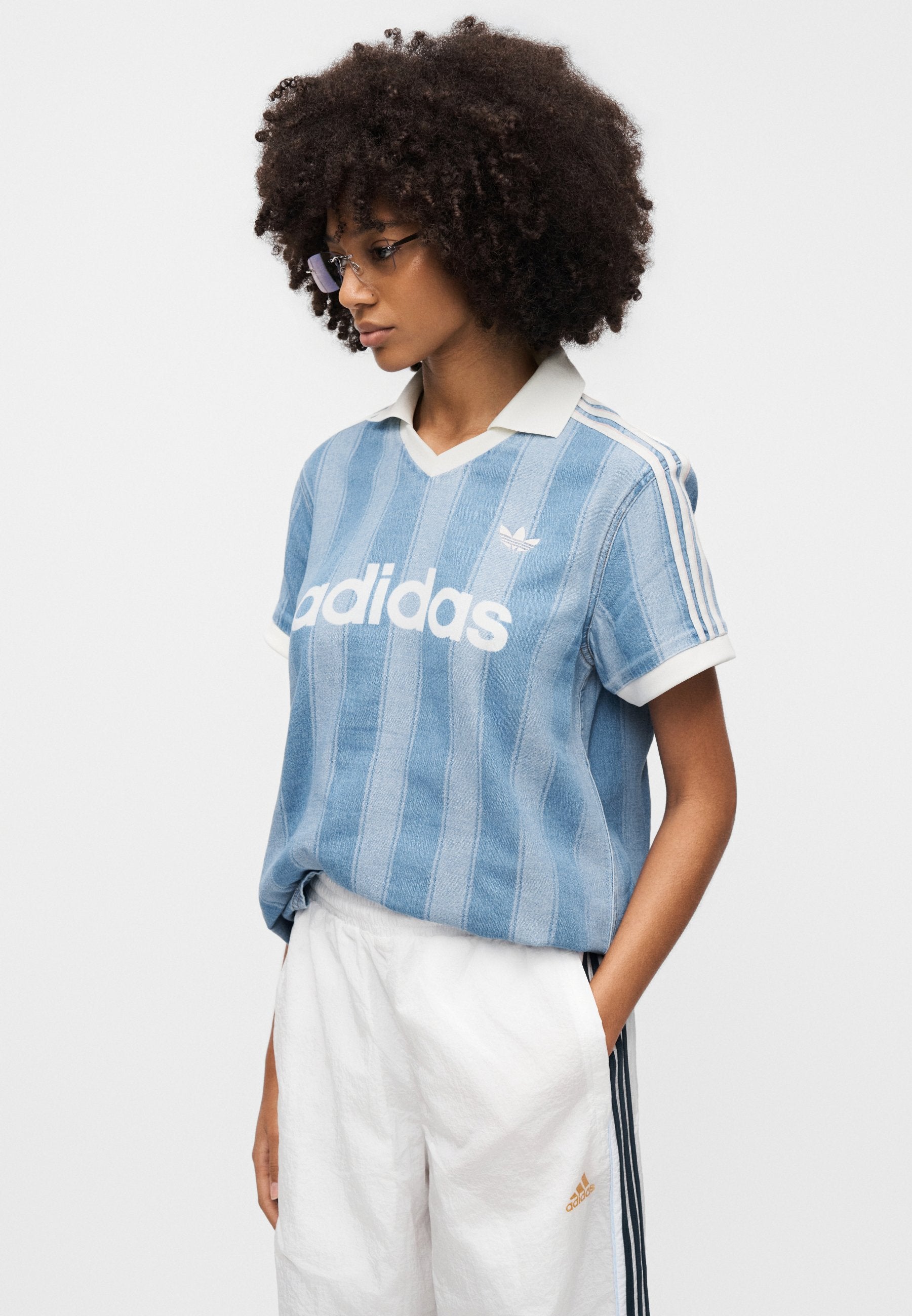 T-shirt imprimé - denim bleu