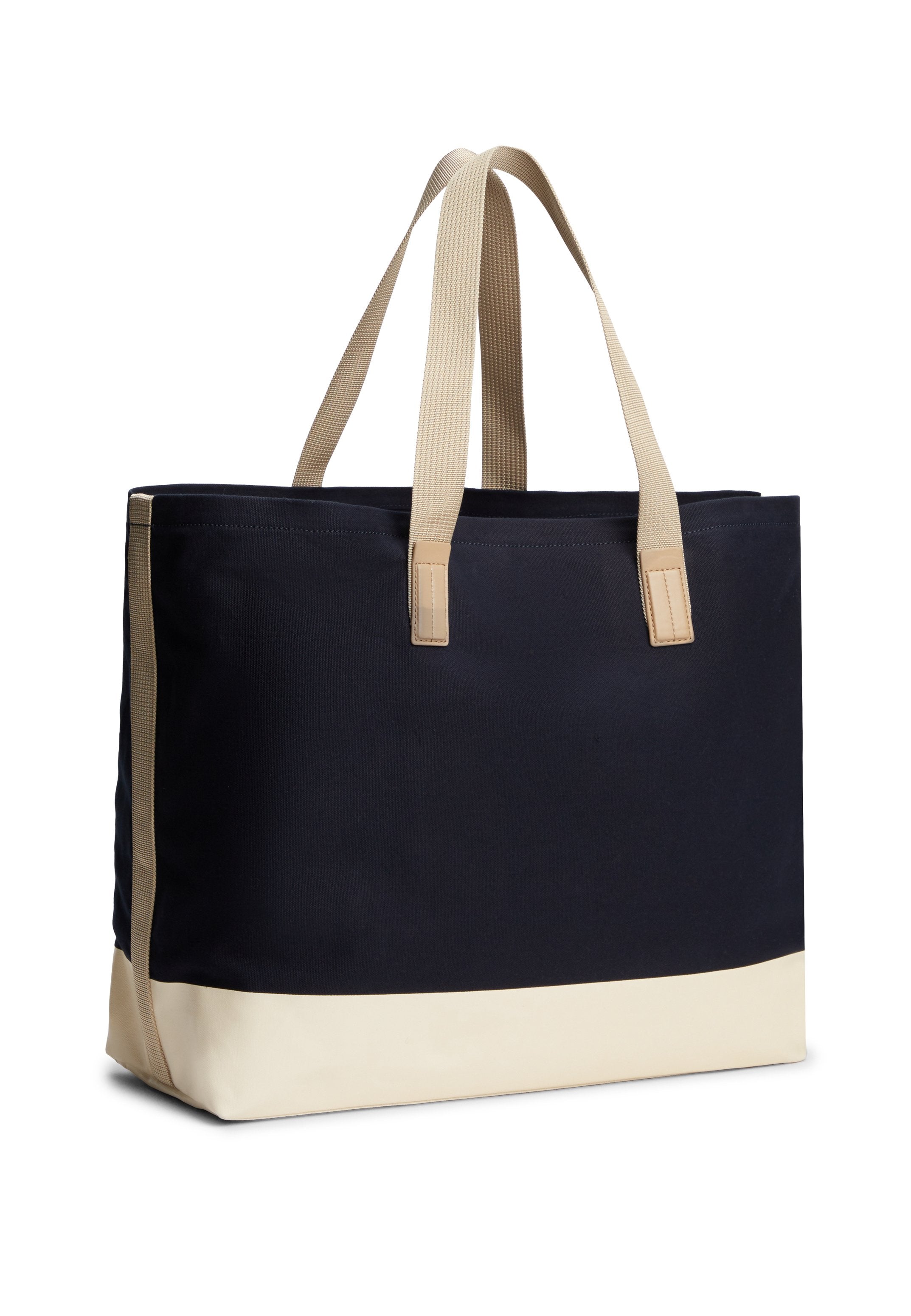 TWO-TONE CANVAS BEACH TOTE BAG - Tote bag - space blue