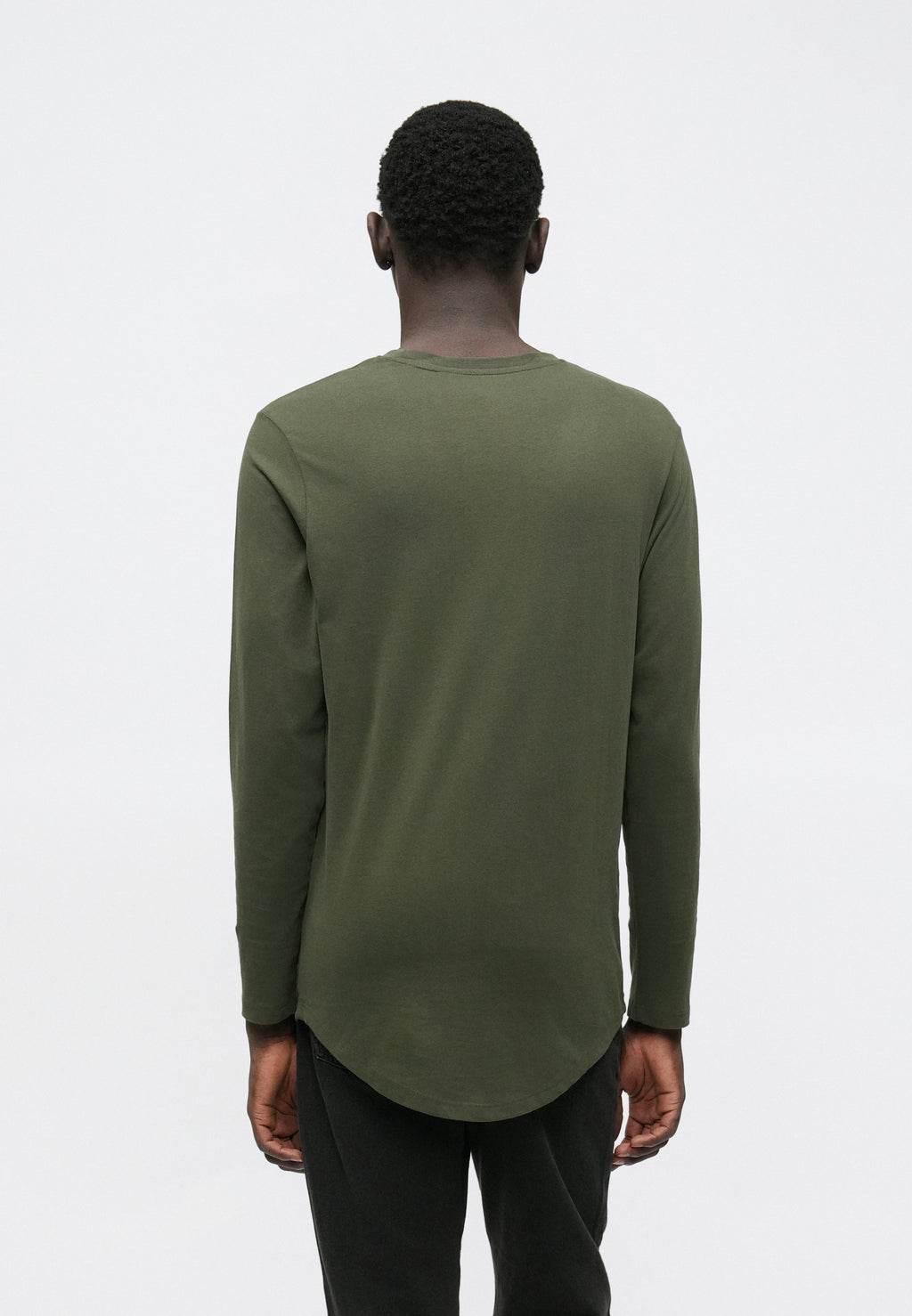 JJENOA TEE O NECK - Long sleeved top - forest night