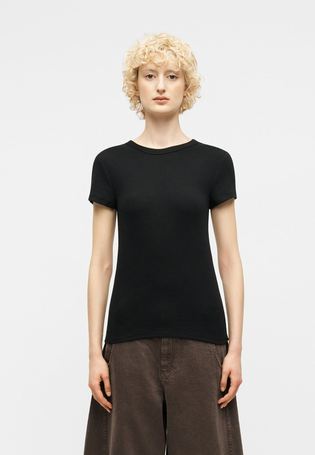 CREW - Basic T-shirt - black
