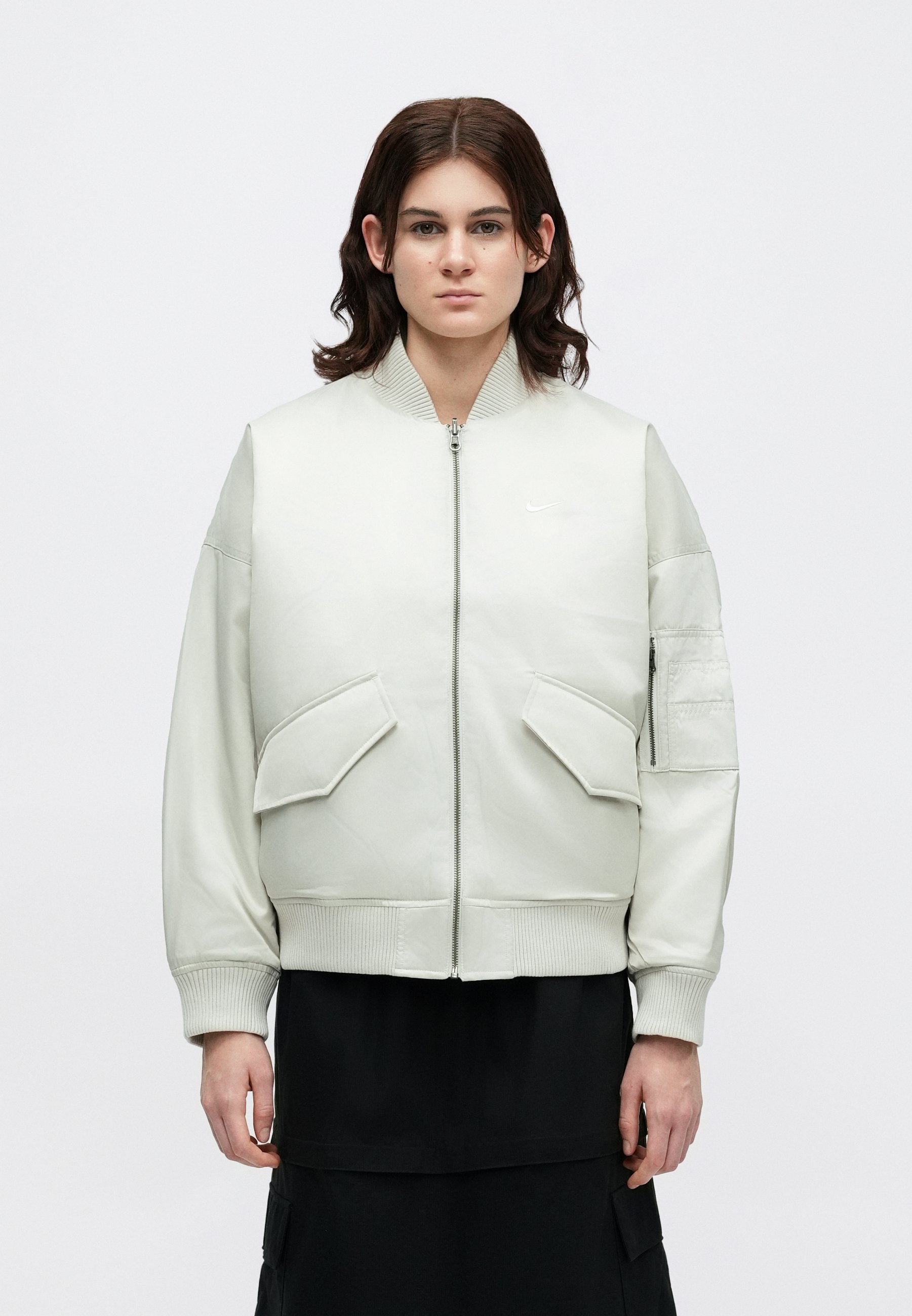 Bomber Jacket - light bone/sail