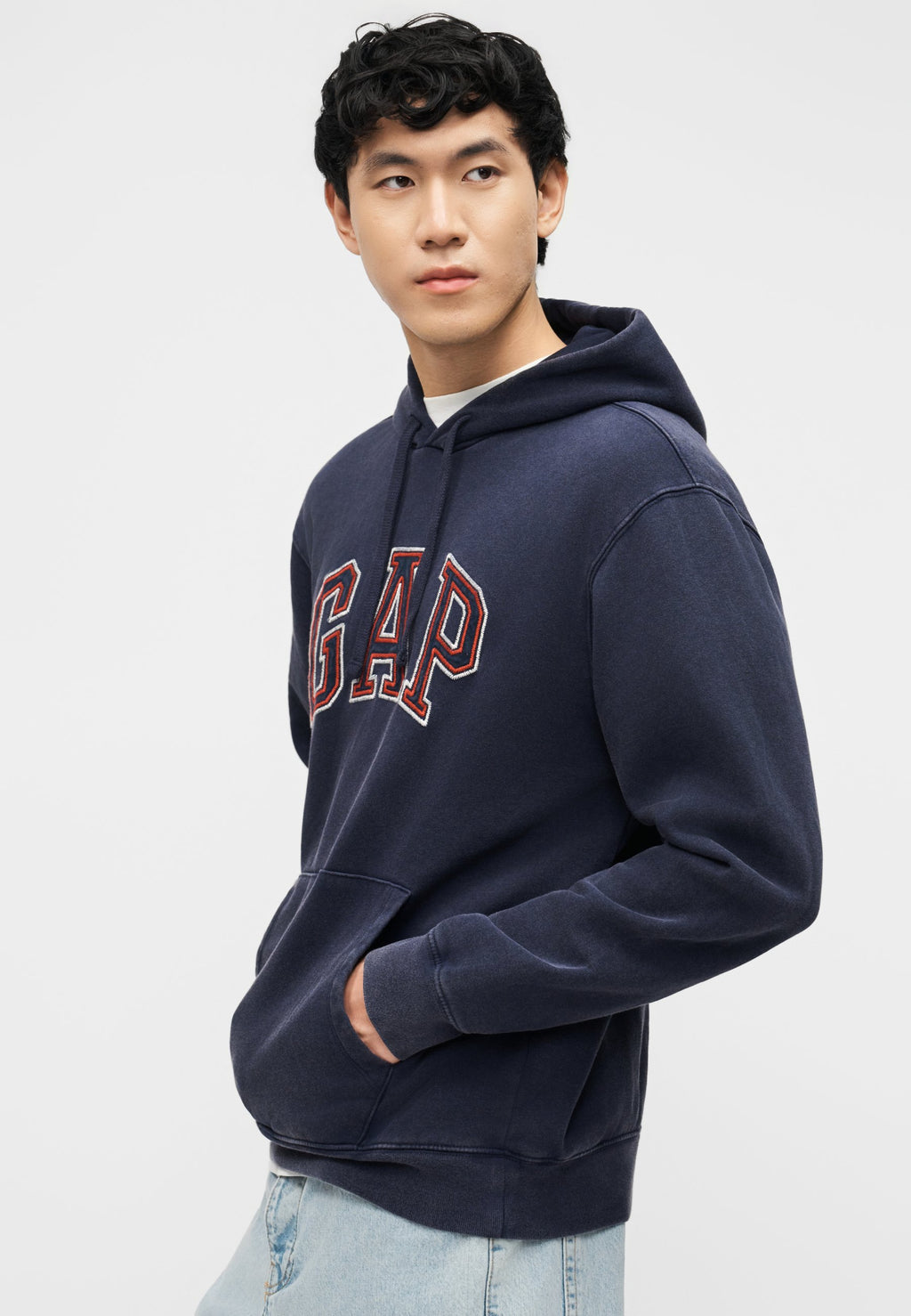 LOGO  - Hoodie - navy uniform