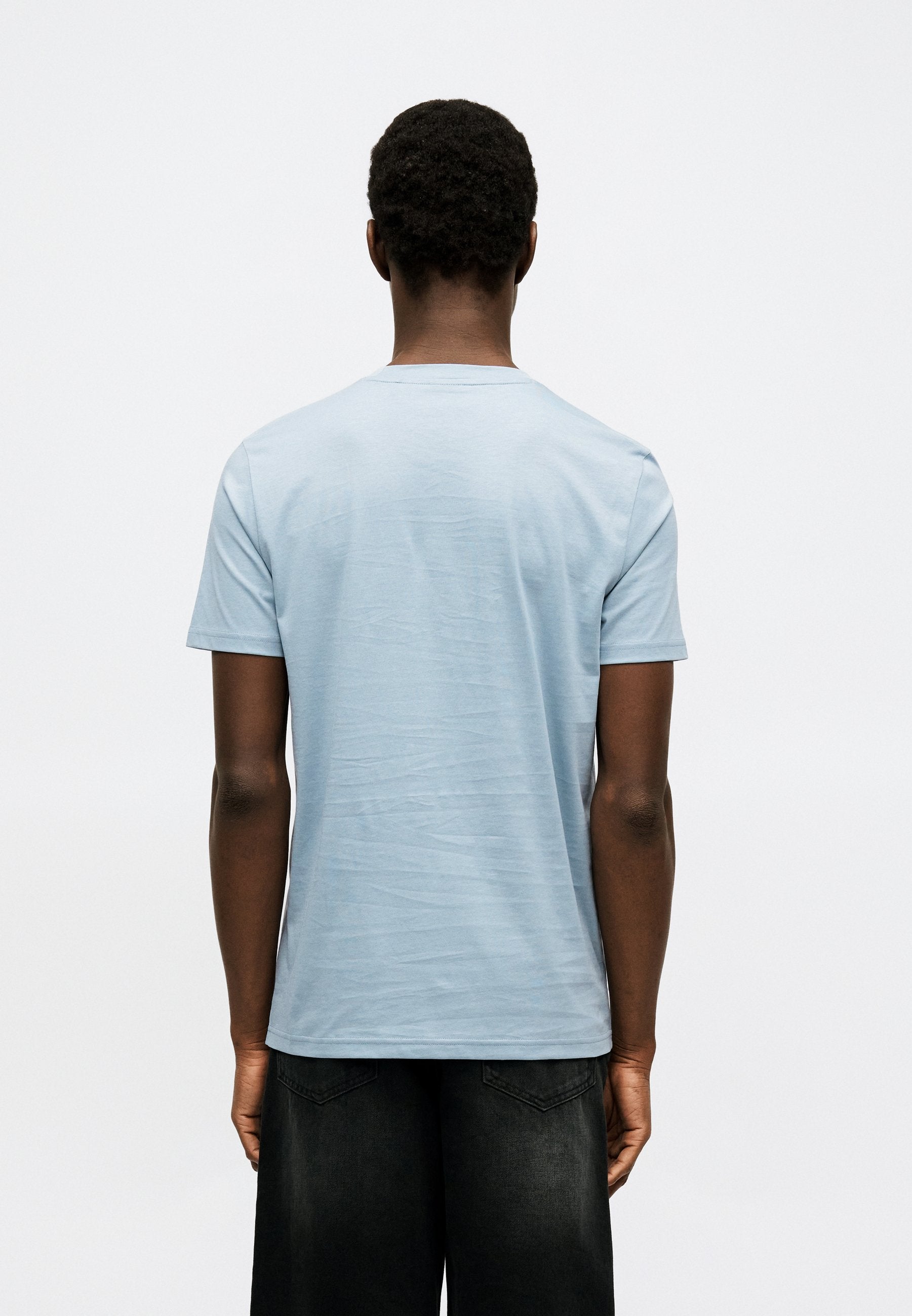 THINKING - Print T-shirt - light pastel blue