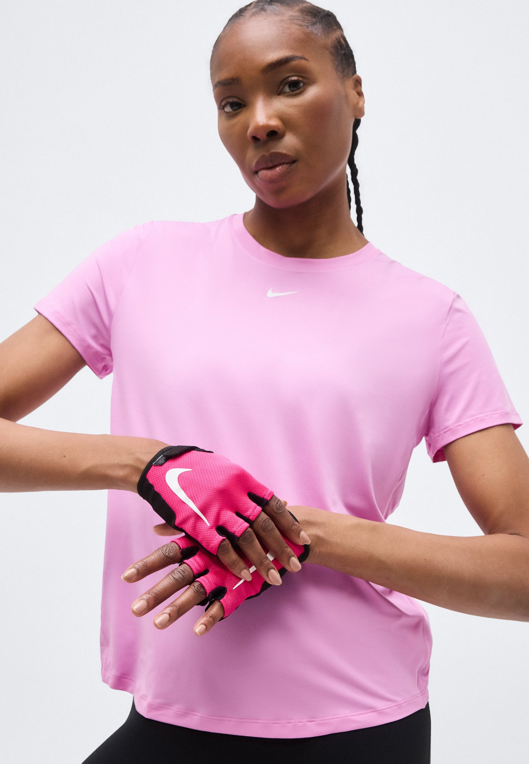 ONE CLASSIC - Sports T-shirt - light magenta/white