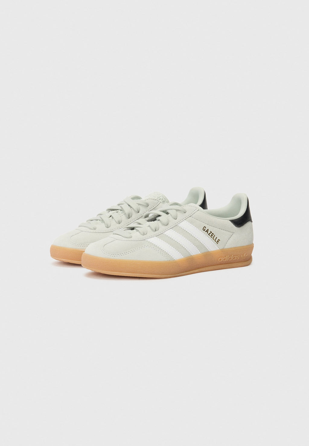 GAZELLE INDOOR J UNISEX - Trainers - silver-coloured/black/white