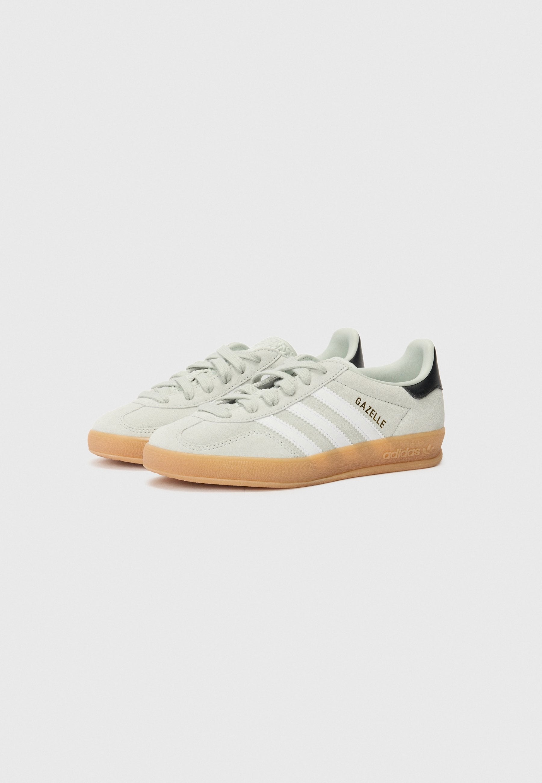 GAZELLE INDOOR J UNISEX - Trainers - silver-coloured/black/white