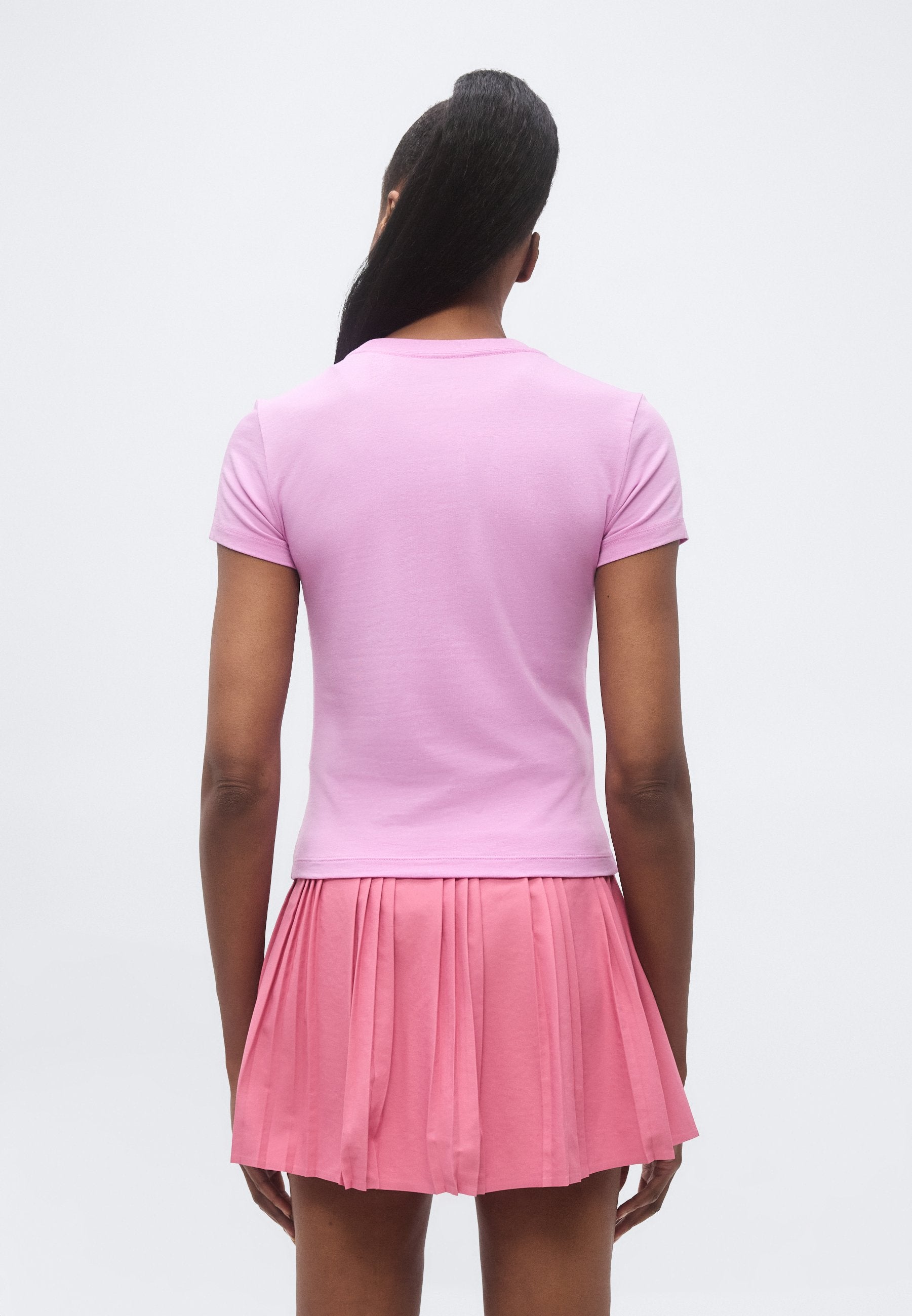 TEE HERITAGE COURT MOD - Print T-shirt - light magenta/pink foam