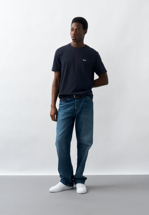 3 PACK - Basic T-shirt - dark blue
