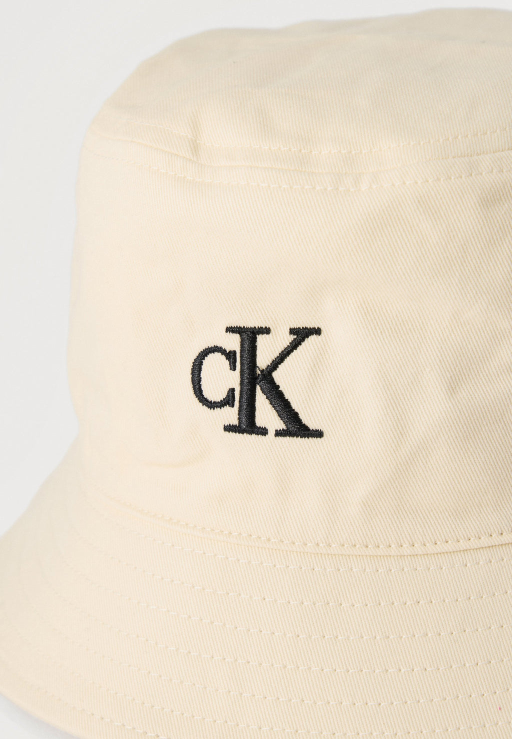 SMALL MONOGRAM BUCKET UNISEX - Hat - bone white