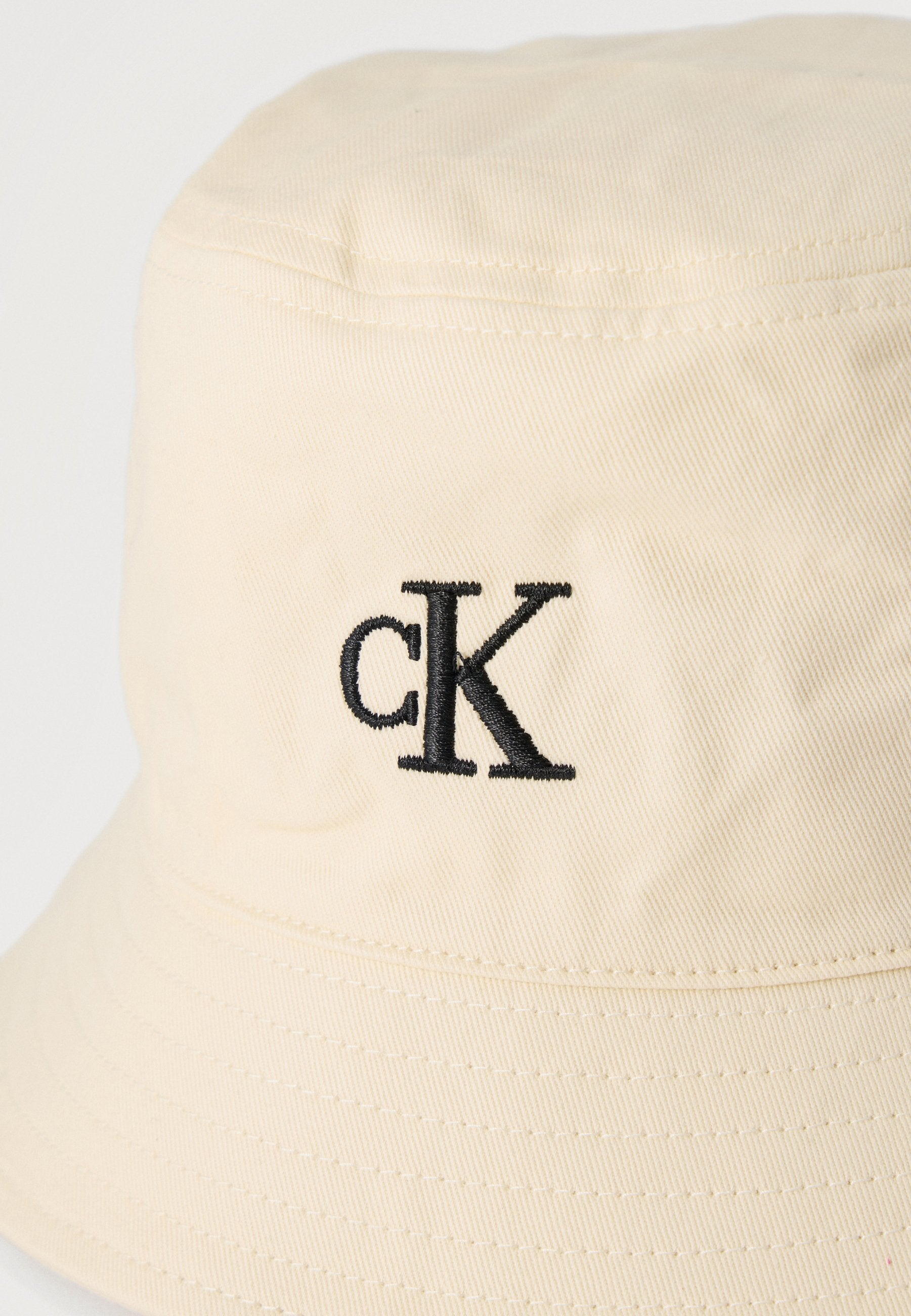 SMALL MONOGRAM BUCKET UNISEX - Hat - bone white