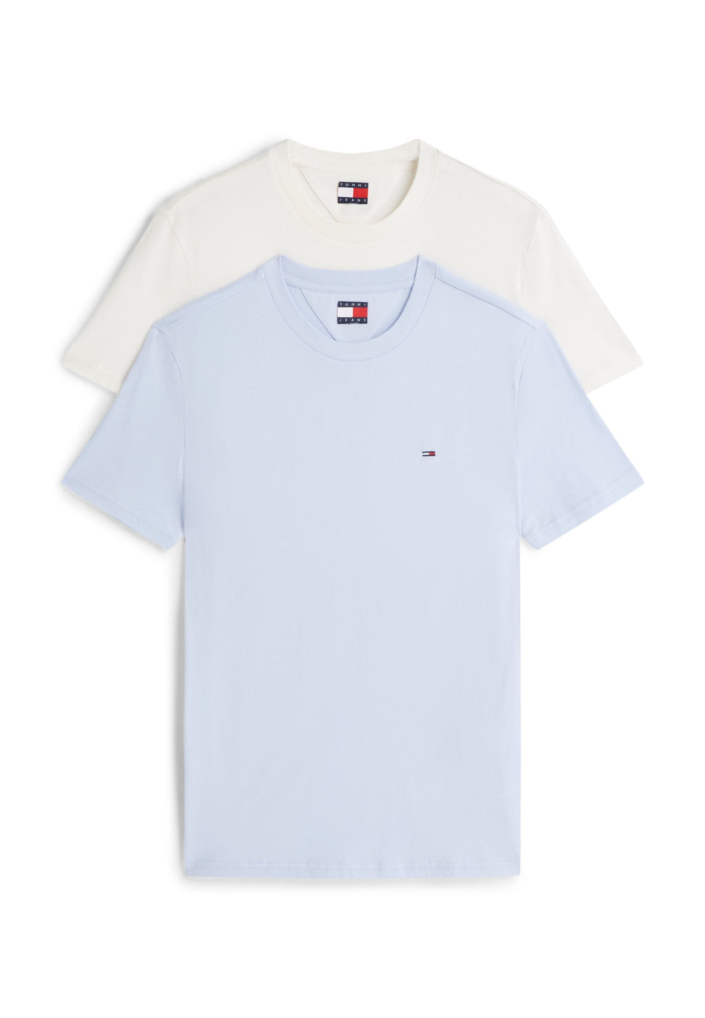 SLIM TEE 2 PACK - Basic T-shirt - ancient white / moonlight iris