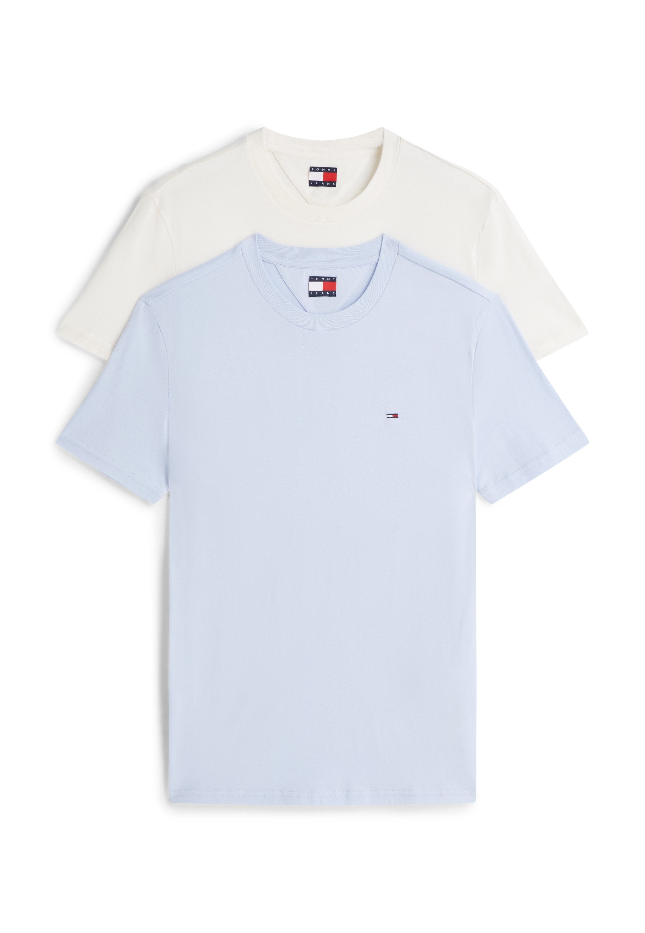 SLIM TEE 2 PACK - Basic T-shirt - ancient white / moonlight iris