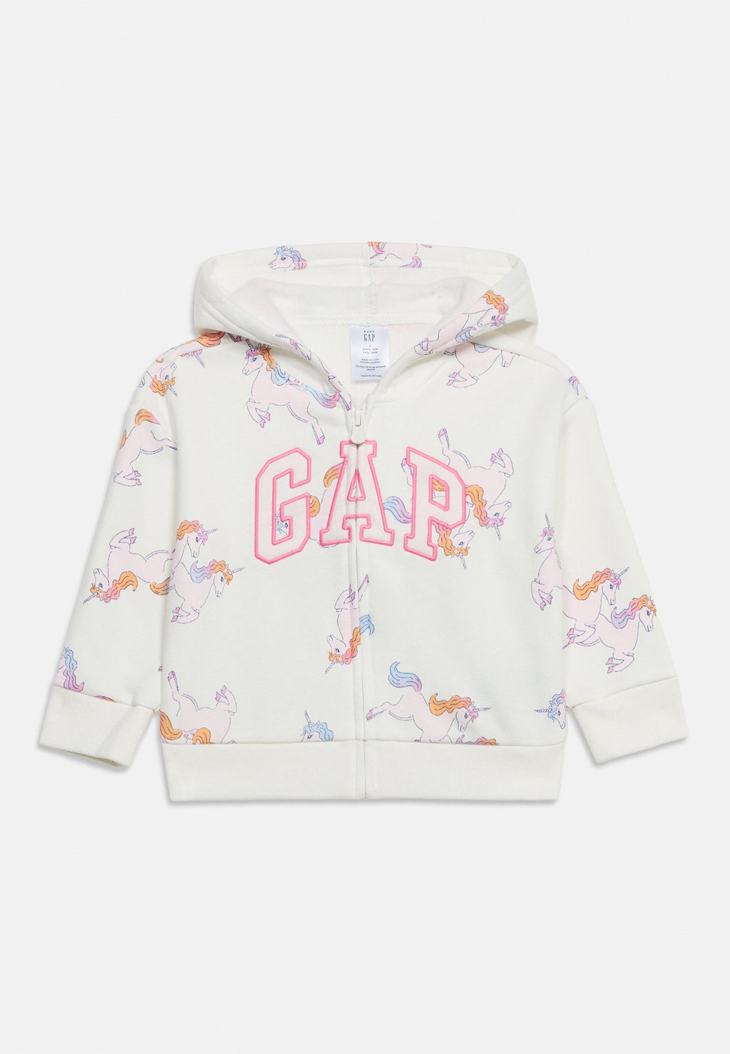LOGO - Zip-up sweatshirt - new off white