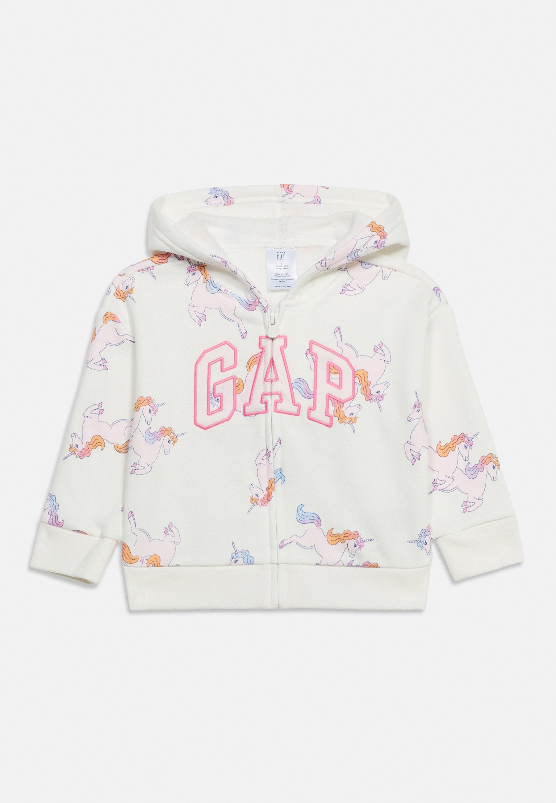 LOGO - Zip-up sweatshirt - new off white