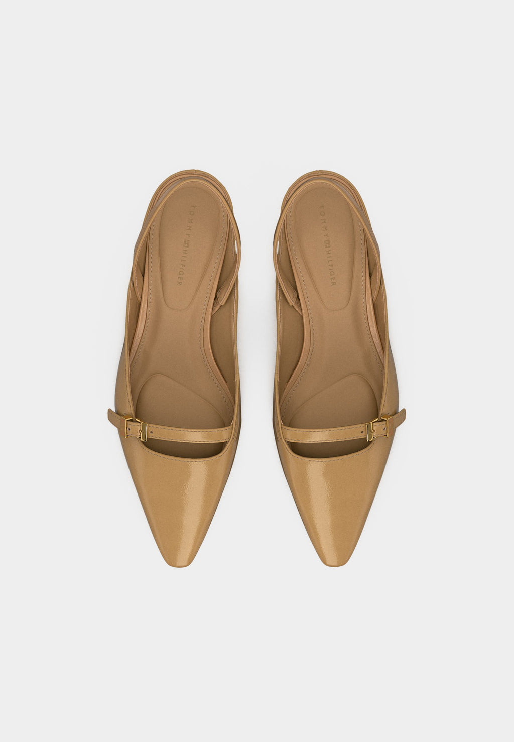 BUCKLE KITTEN SLINGBACK - Slingback ballet pumps - desert
